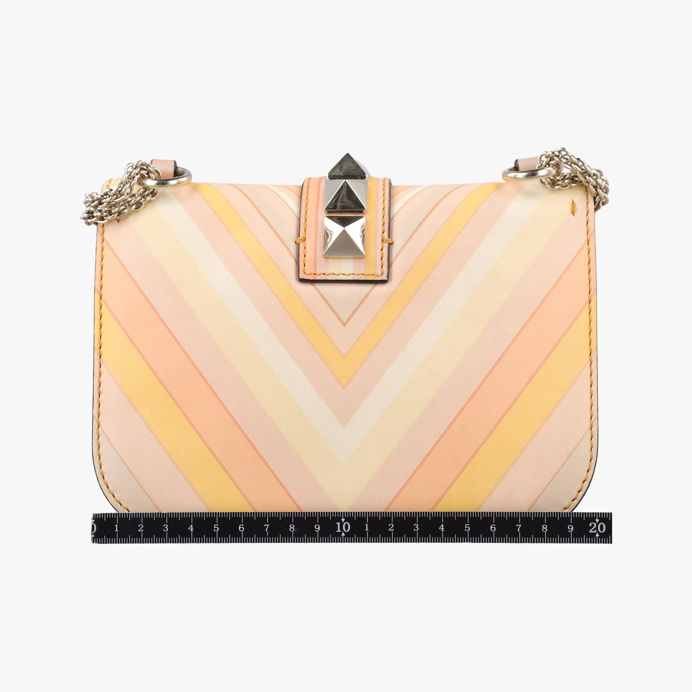 Vintage Valentino Rockstud　Glam Lock Multicolour Leather  shoulderbag | stylenewstar