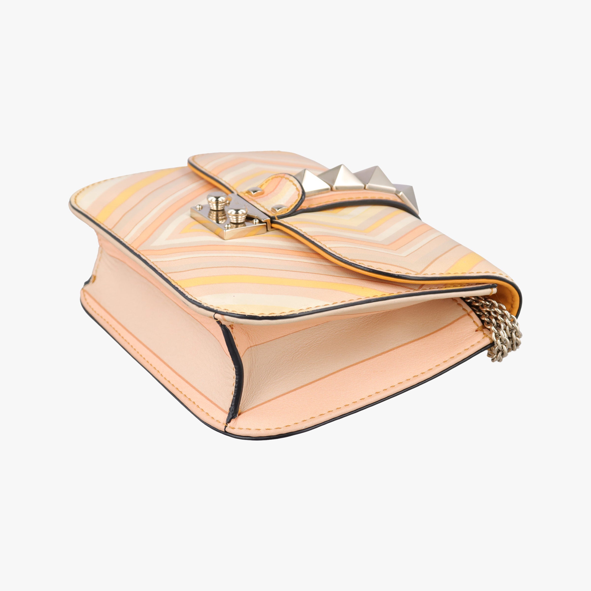 Vintage Valentino Rockstud　Glam Lock Multicolour Leather  shoulderbag | stylenewstar