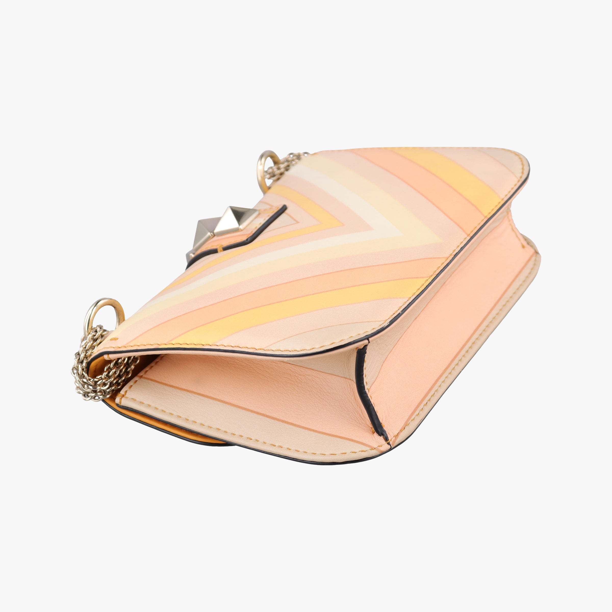 Vintage Valentino Rockstud　Glam Lock Multicolour Leather  shoulderbag | stylenewstar