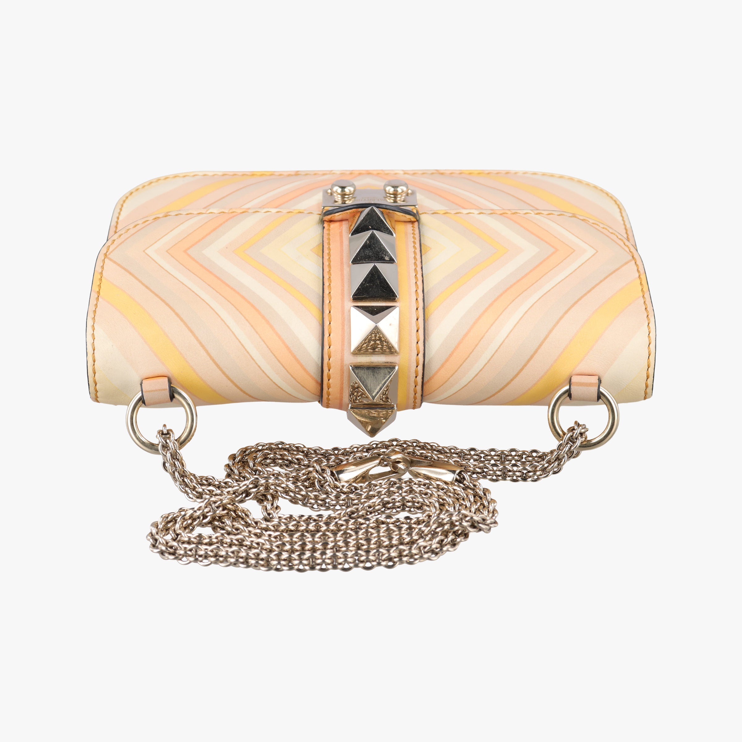 Vintage Valentino Rockstud　Glam Lock Multicolour Leather  shoulderbag | stylenewstar