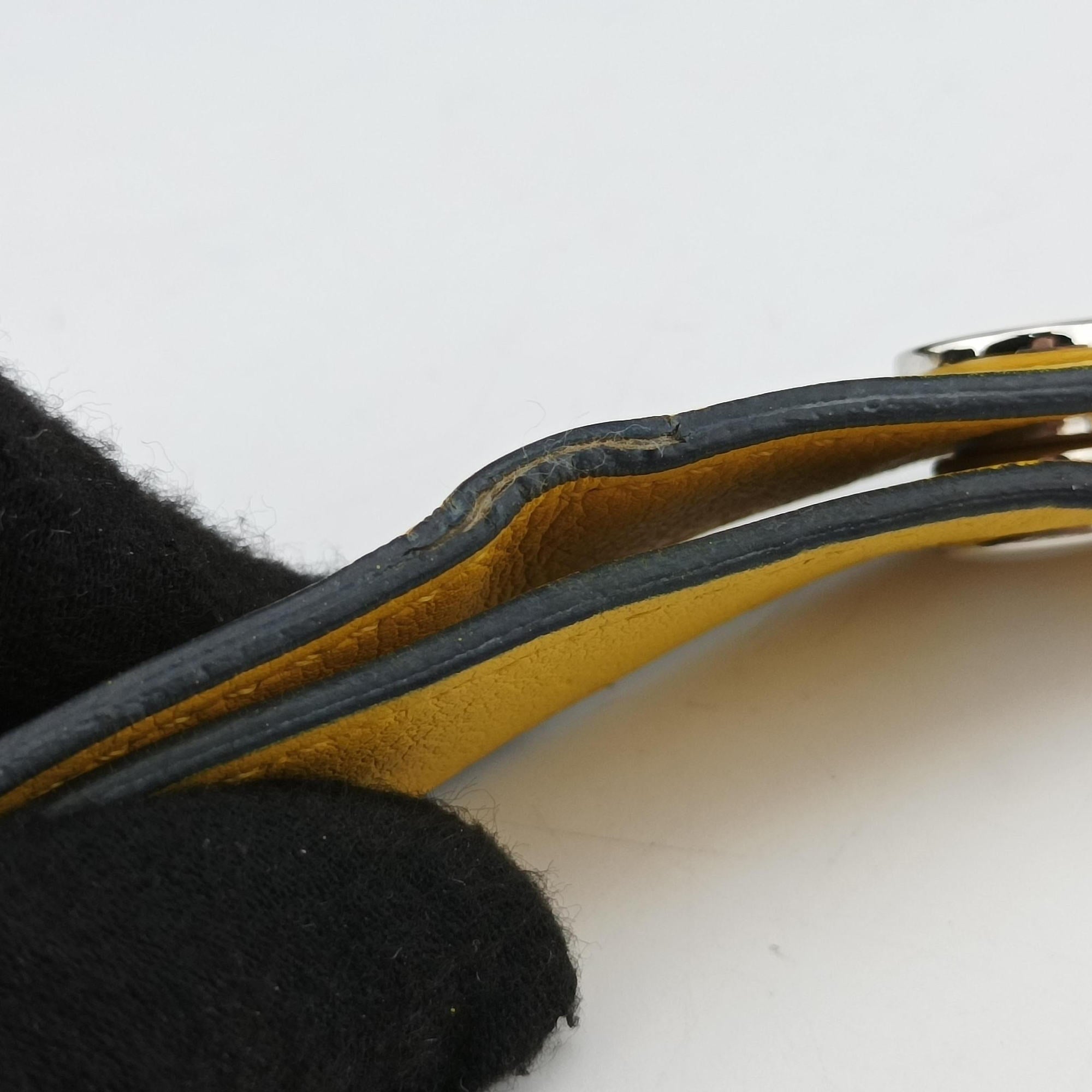 Vintage Fendi By The Way Yellow Leather 8BL125 shoulderbag | stylenewstar