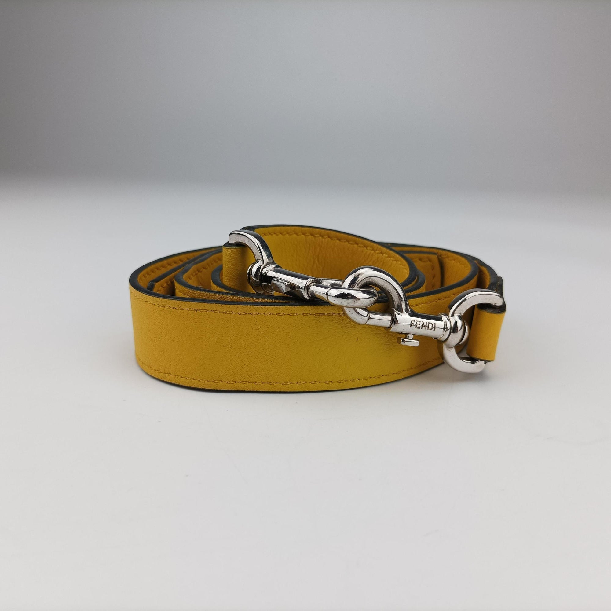 Vintage Fendi By The Way Yellow Leather 8BL125 shoulderbag | stylenewstar