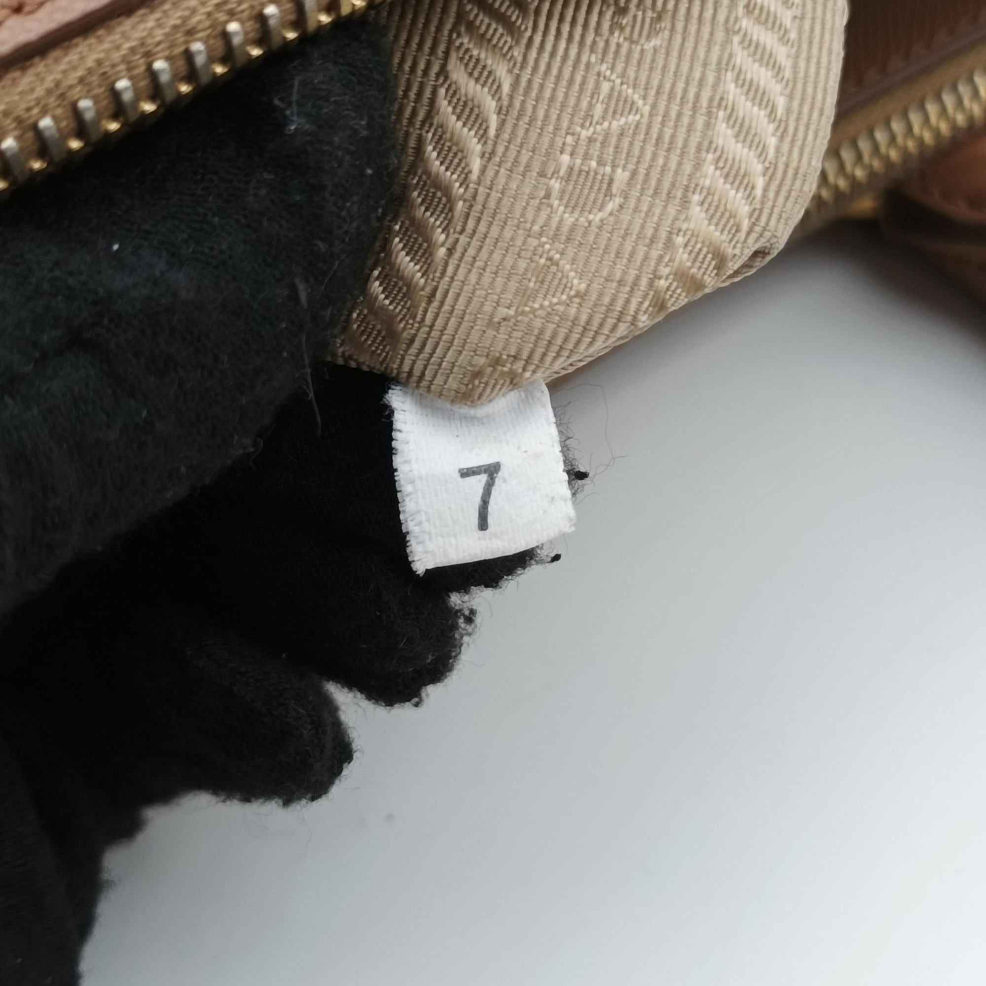 Pre-owned Prada Galleria Camel SAFFIANO Leather BN2274 handbag | stylenewstar