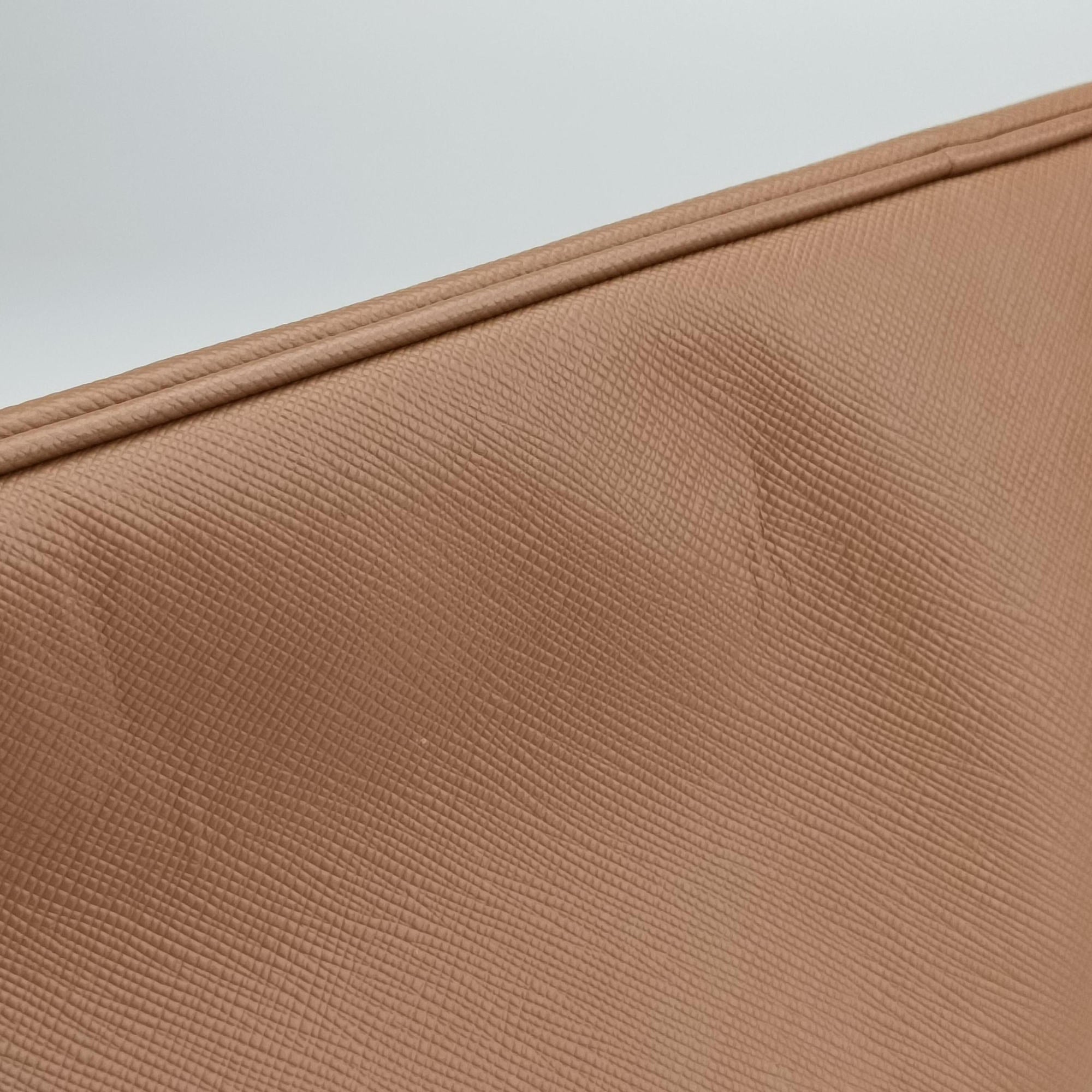 Pre-owned Prada Galleria Camel SAFFIANO Leather BN2274 handbag | stylenewstar