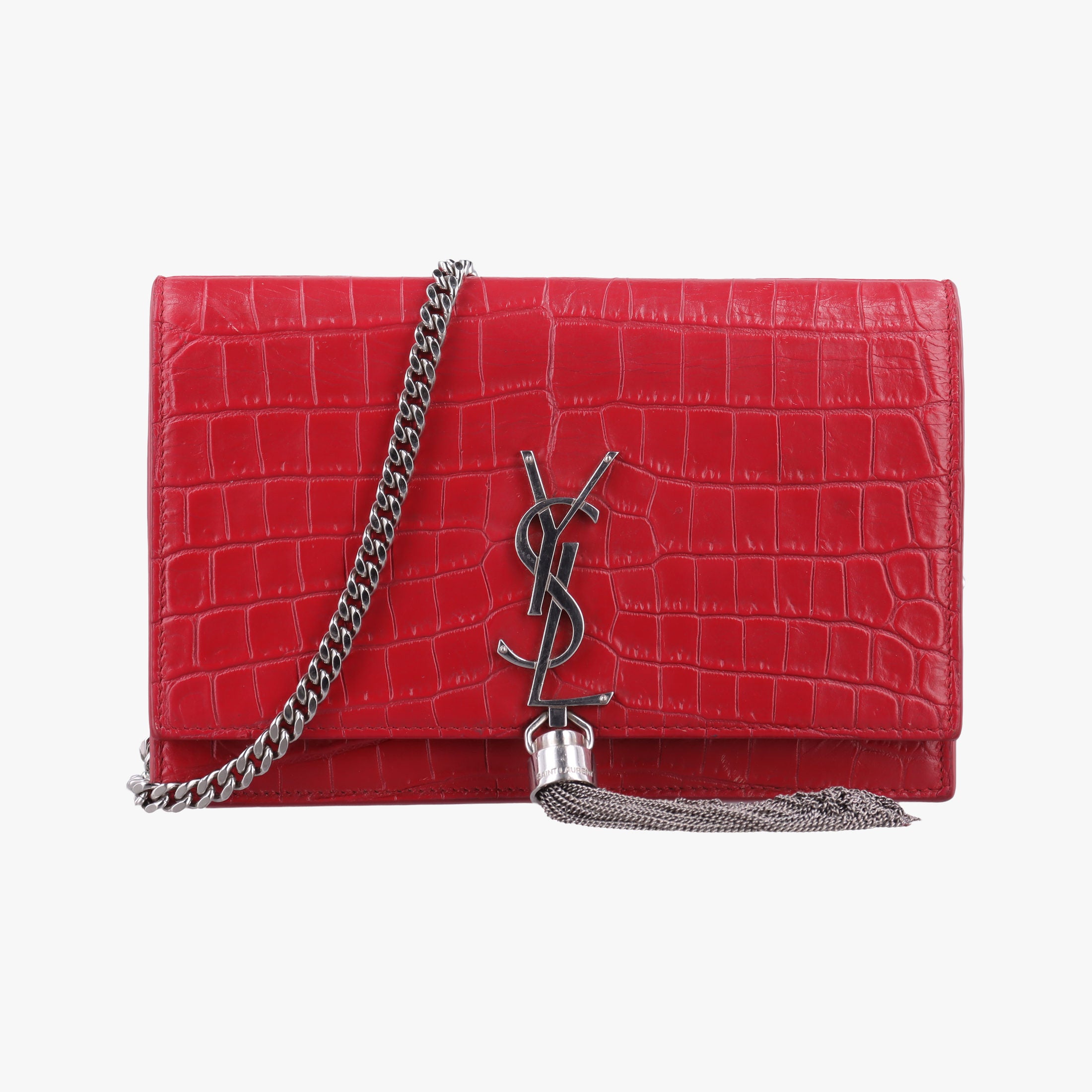 Vintage Yves Saint Laurent KATE Red Leather 452159 shoulderbag | stylenewstar