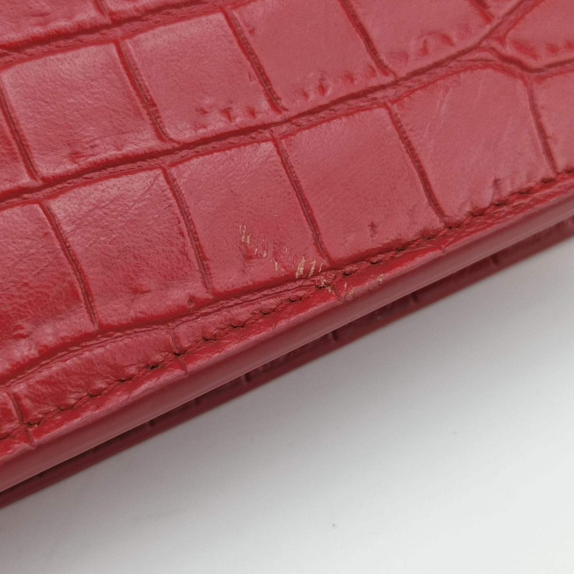 Vintage Yves Saint Laurent KATE Red Leather 452159 shoulderbag | stylenewstar