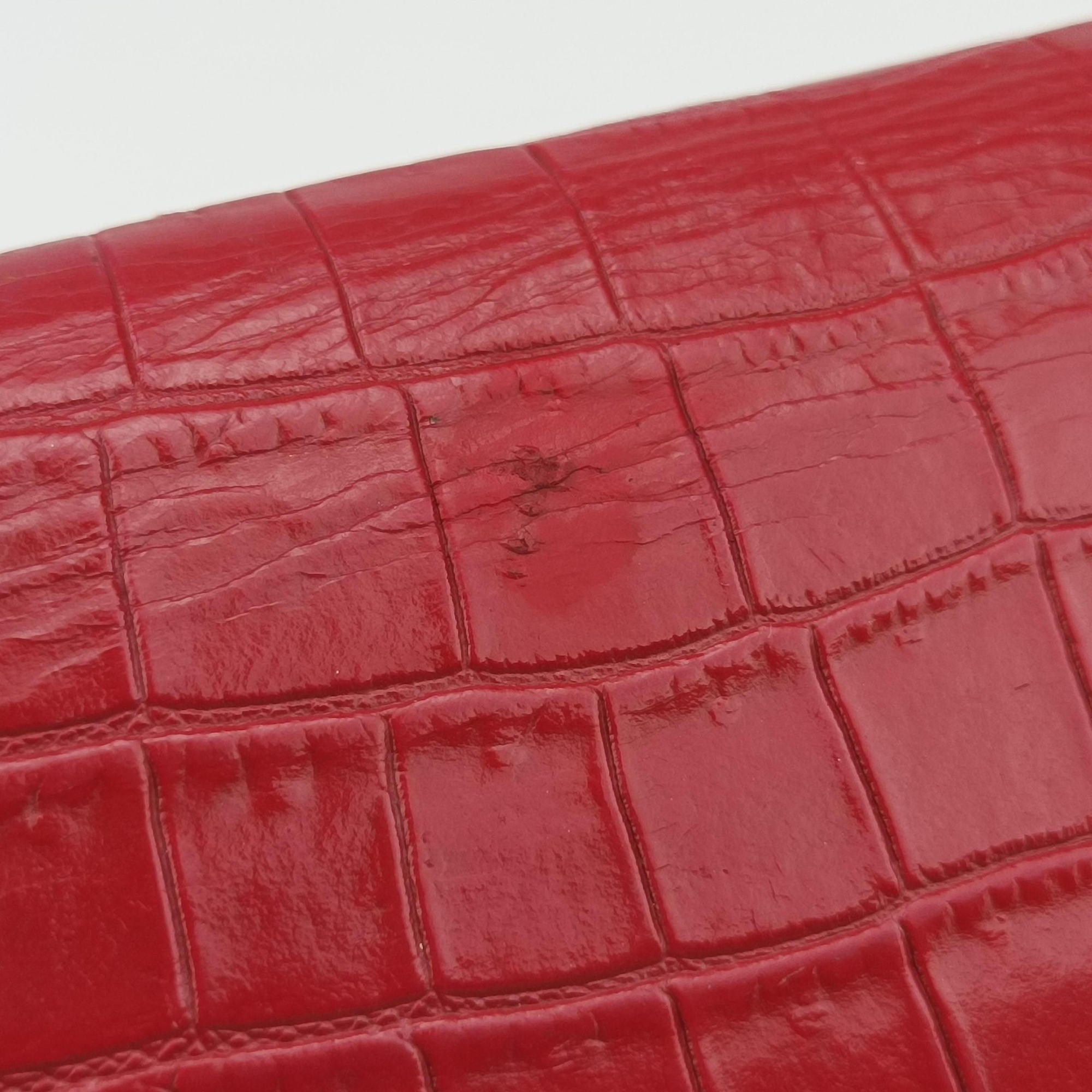 Vintage Yves Saint Laurent KATE Red Leather 452159 shoulderbag | stylenewstar