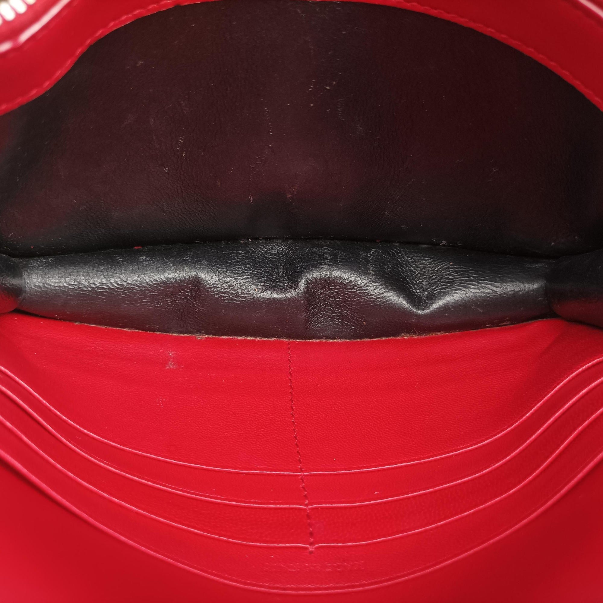 Vintage Yves Saint Laurent KATE Red Leather 452159 shoulderbag | stylenewstar