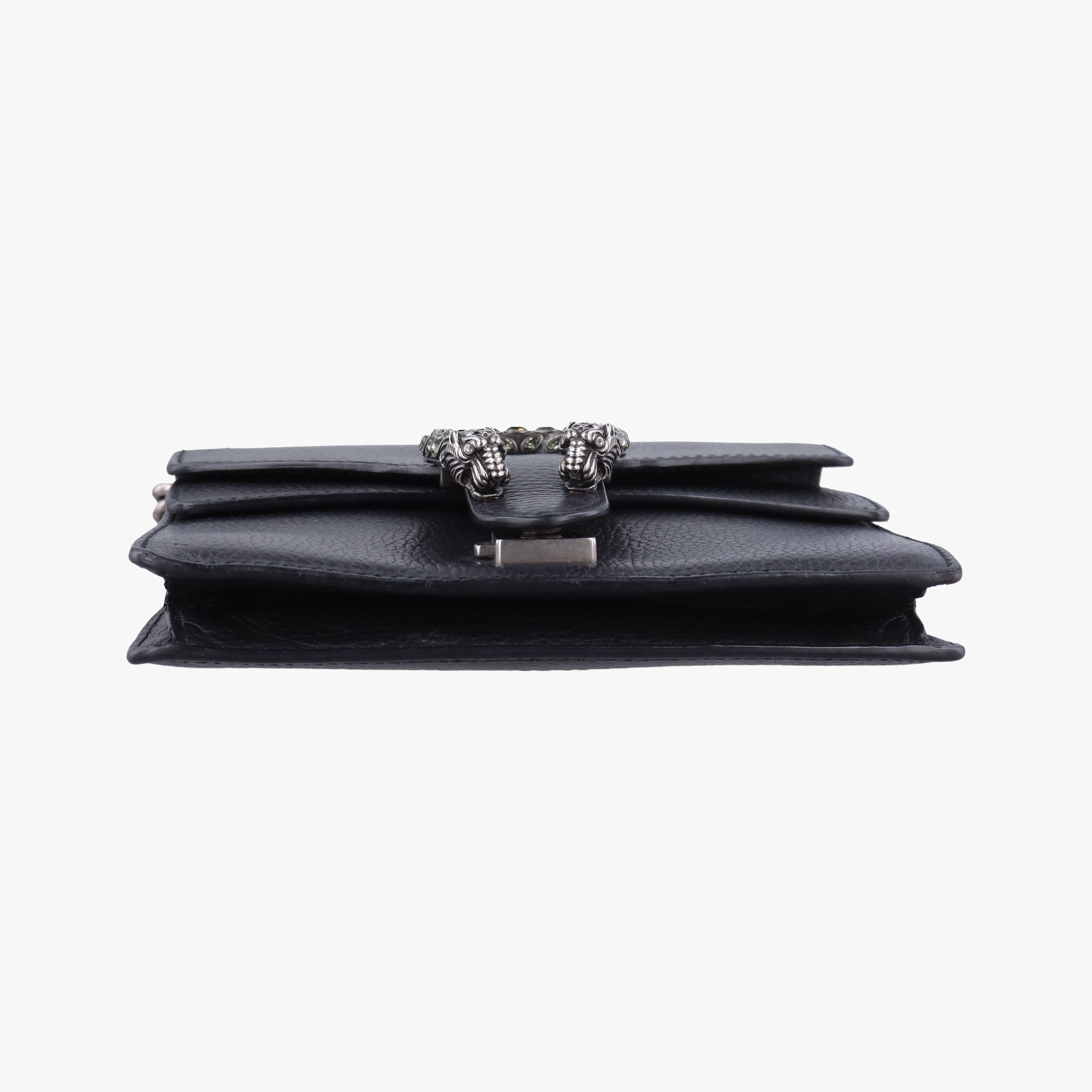 Pre-owned Gucci Dionysus Black Leather 421970 shoulderbag | stylenewstar