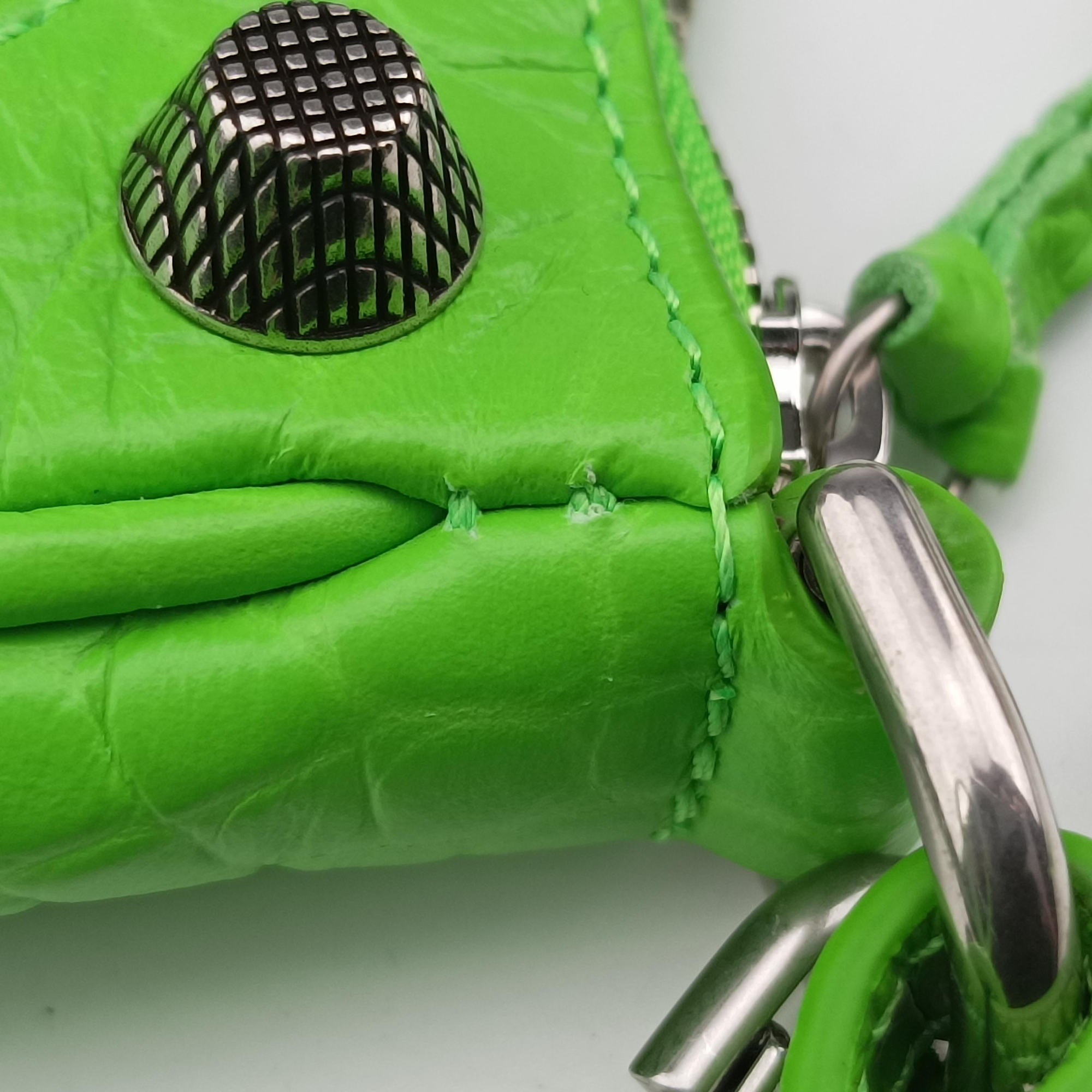 Secondhand Balenciaga Le Cagole Green lambskin  shoulderbag | stylenewstar
