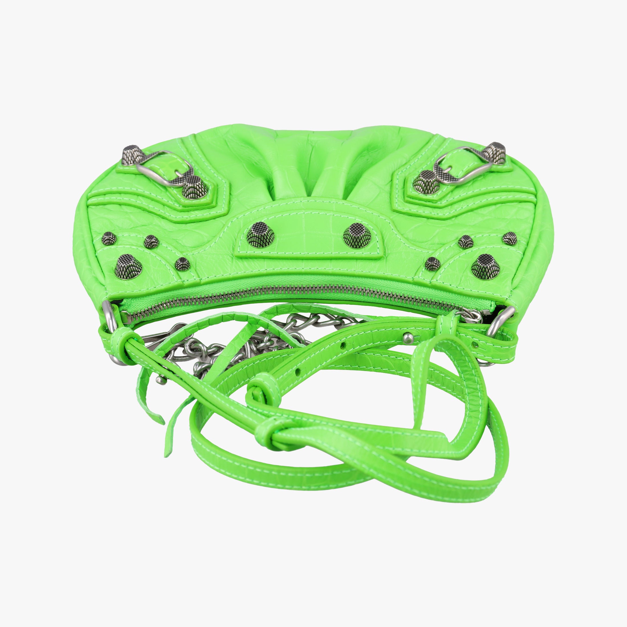 Secondhand Balenciaga Le Cagole Green lambskin  shoulderbag | stylenewstar
