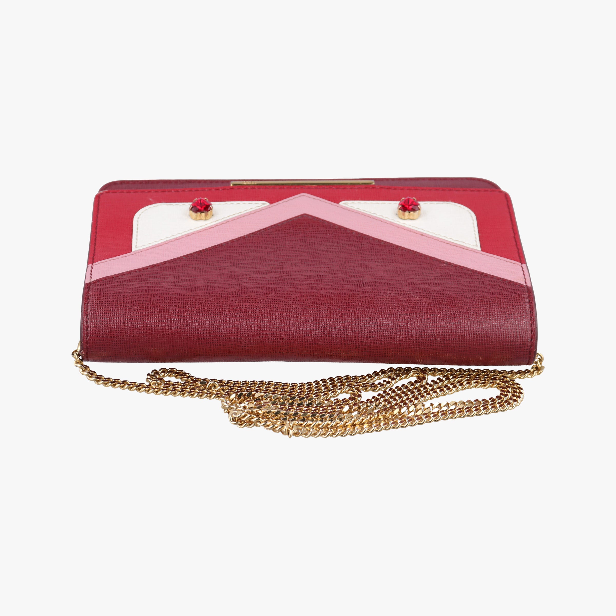 Pre-owned Fendi Monster Eyes Tube Multicolour Leather 8M0346 shoulderbag | stylenewstar