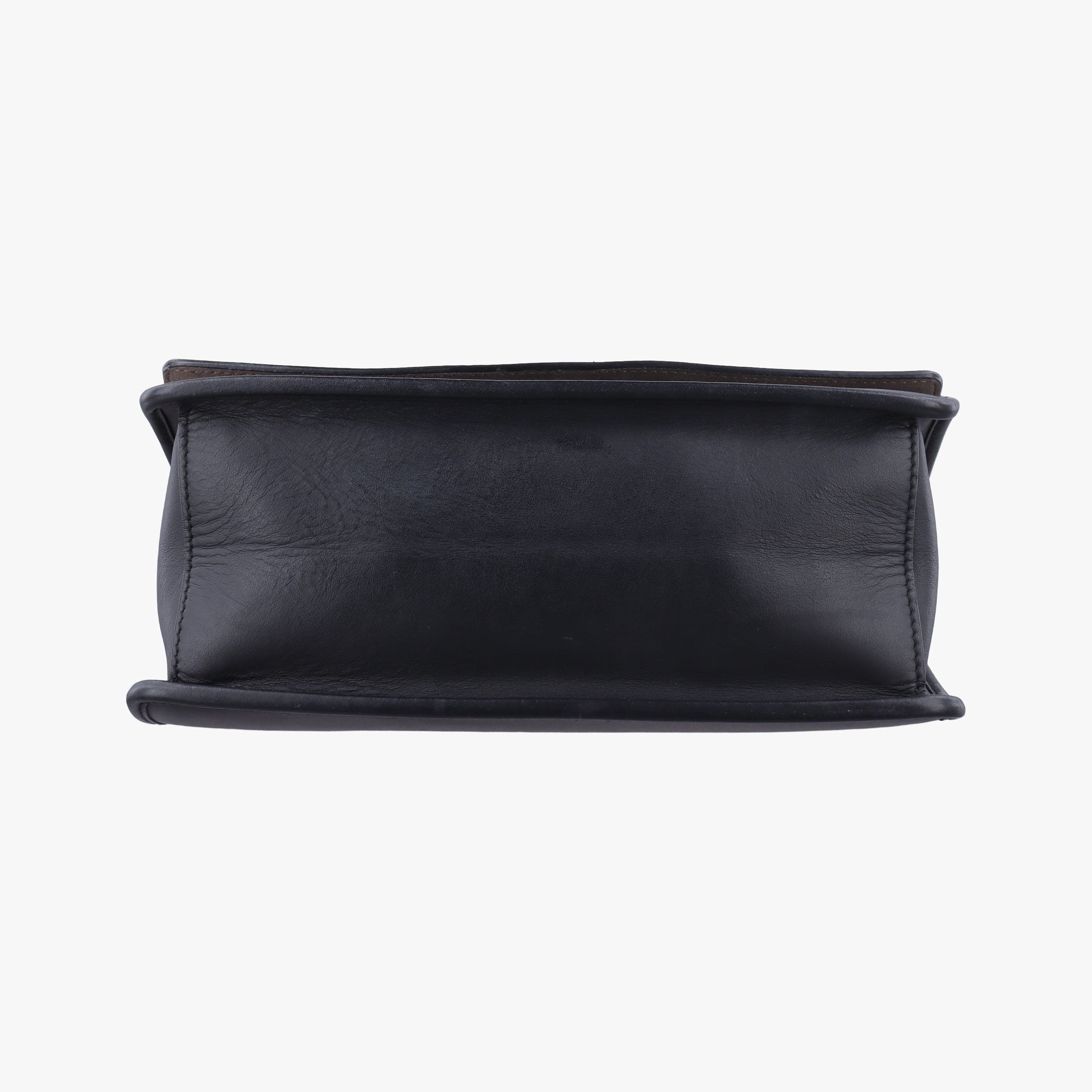 Secondhand Fendi Kan I F Black Leather 8BT284 shoulderbag | stylenewstar