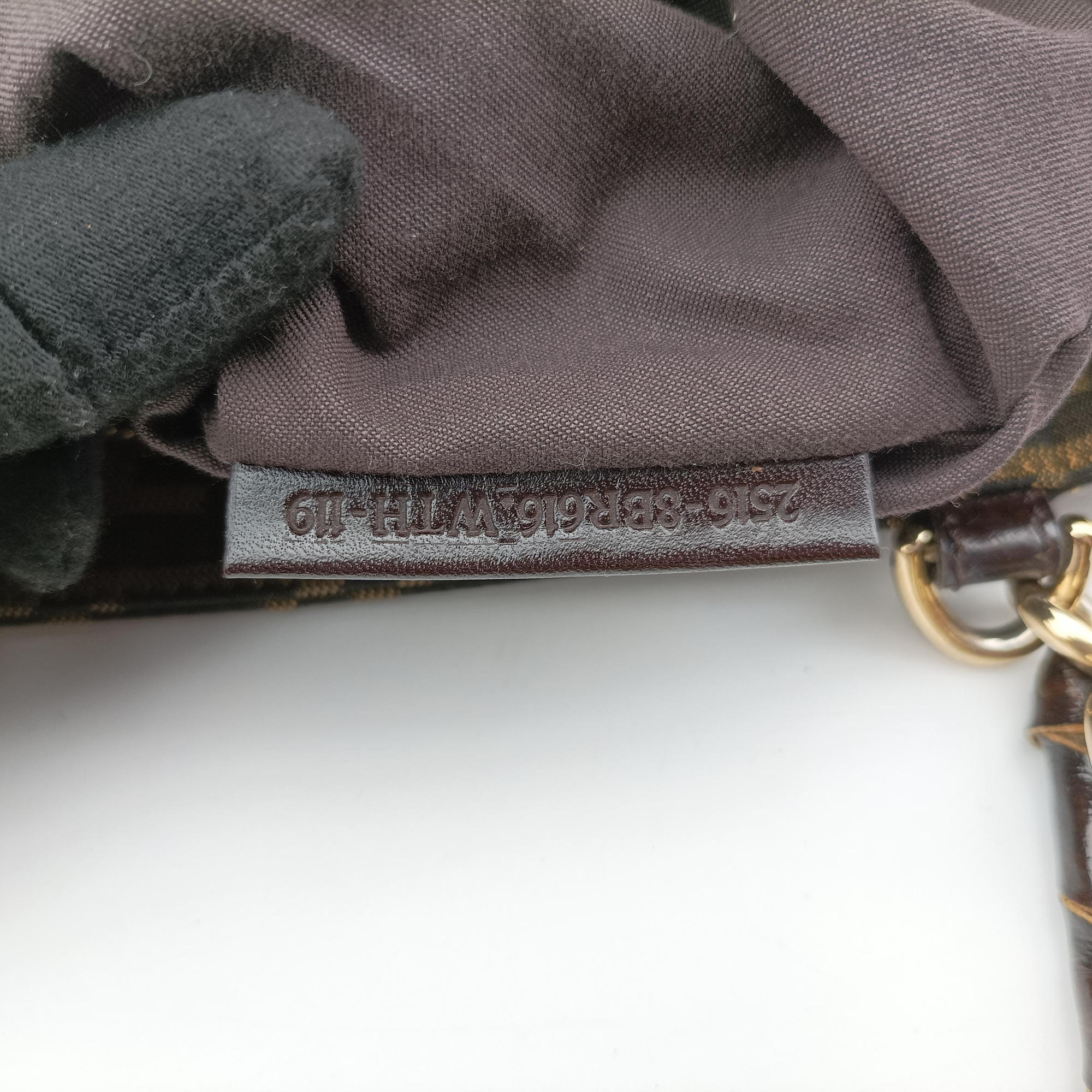 Pre-owned Fendi Mia Brown canvas 8BR616 handbag | stylenewstar