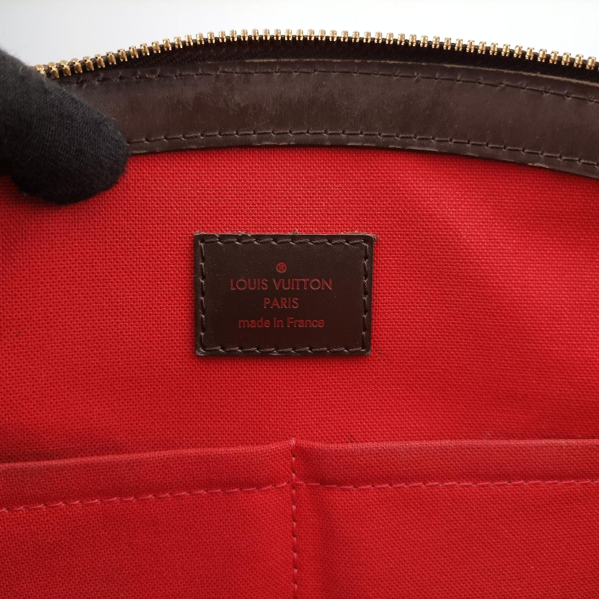 Secondhand Louis Vuitton VERONA MM EBENE Damier Canvas N41118 handbag | stylenewstar