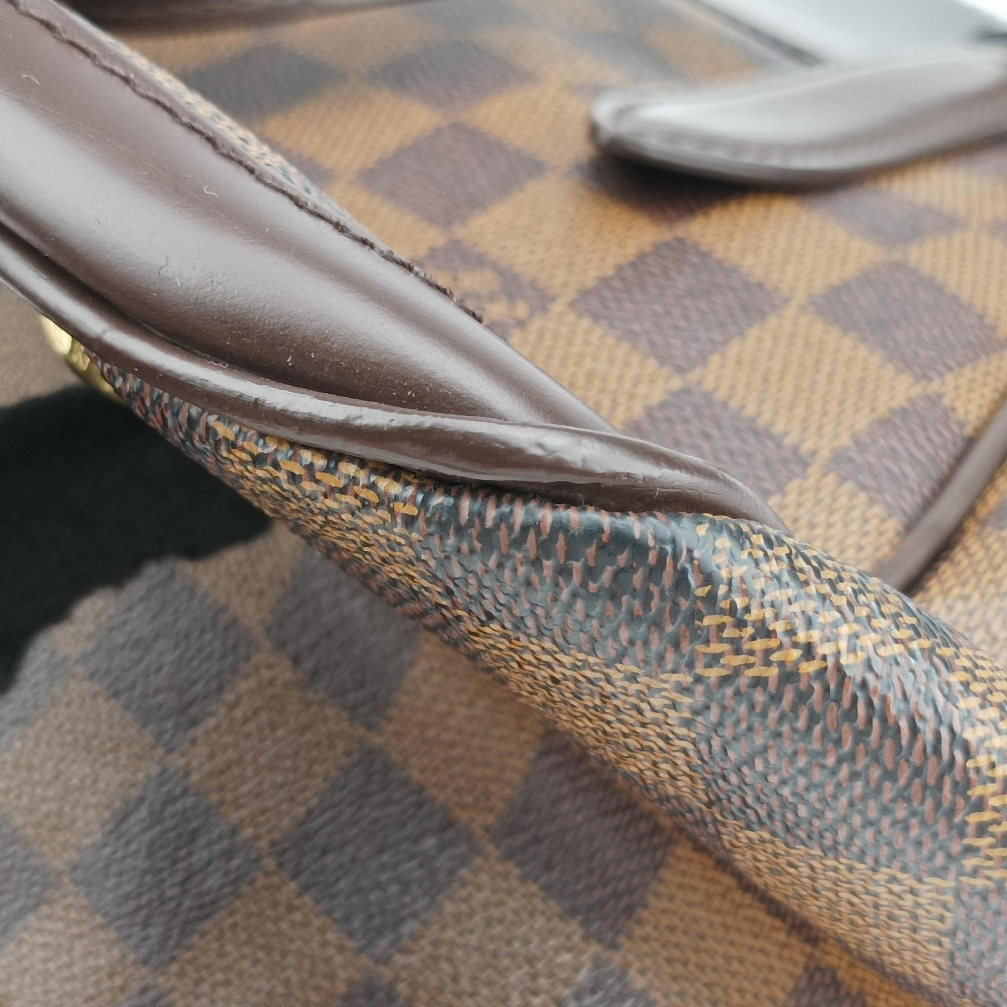 Secondhand Louis Vuitton VERONA MM EBENE Damier Canvas N41118 handbag | stylenewstar