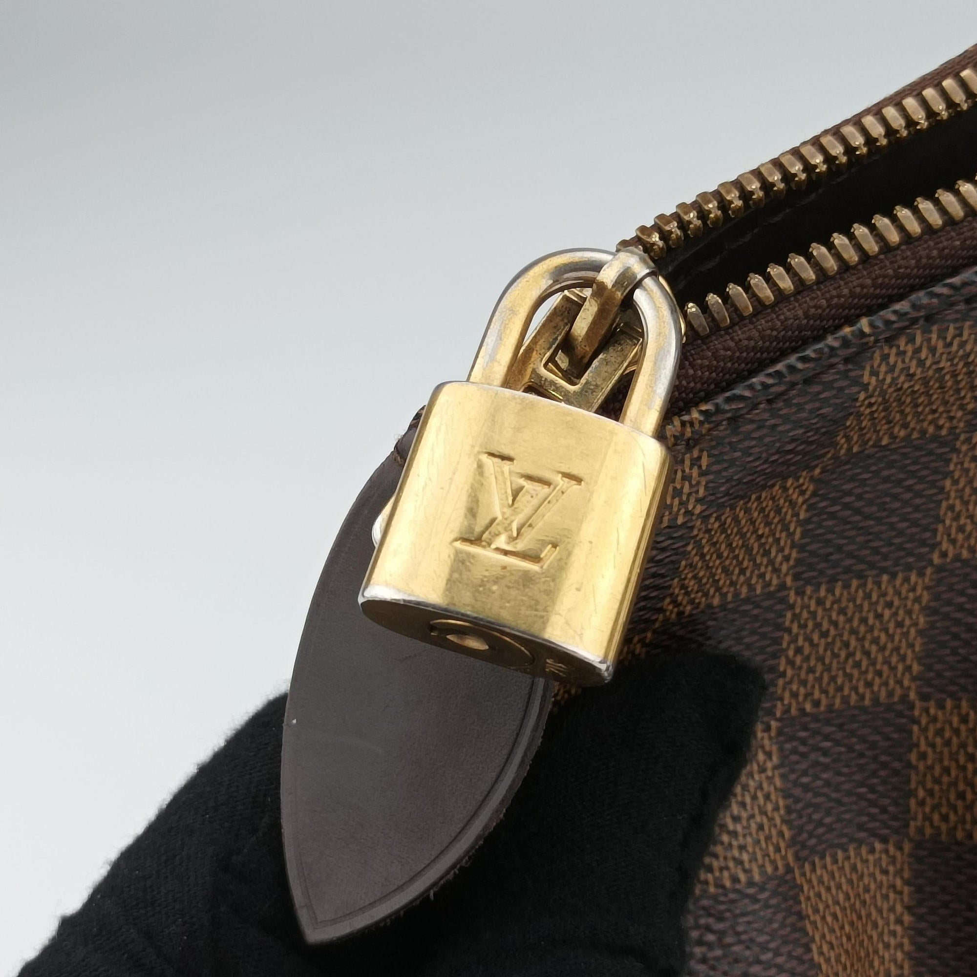 Secondhand Louis Vuitton VERONA MM EBENE Damier Canvas N41118 handbag | stylenewstar
