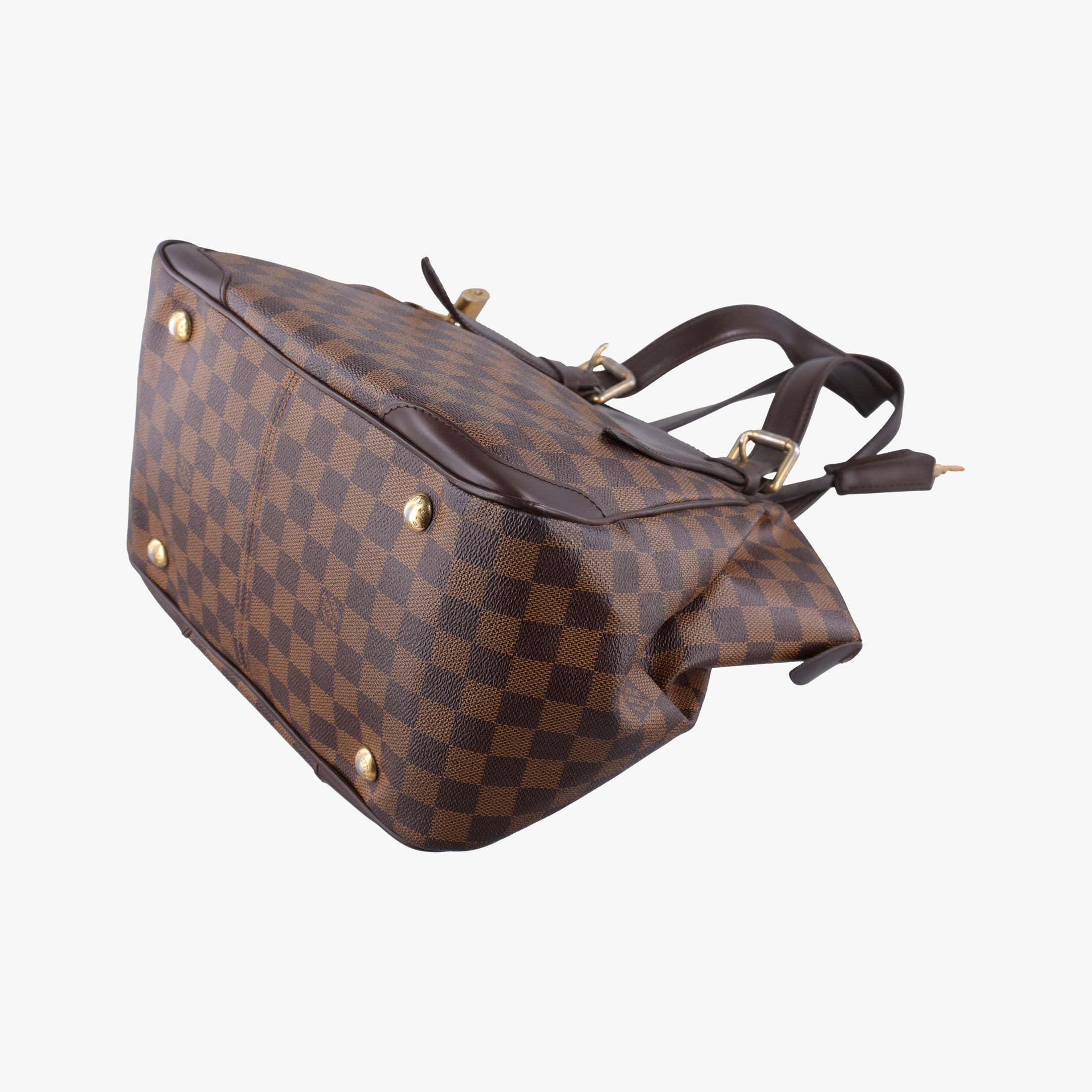 Secondhand Louis Vuitton VERONA MM EBENE Damier Canvas N41118 handbag | stylenewstar