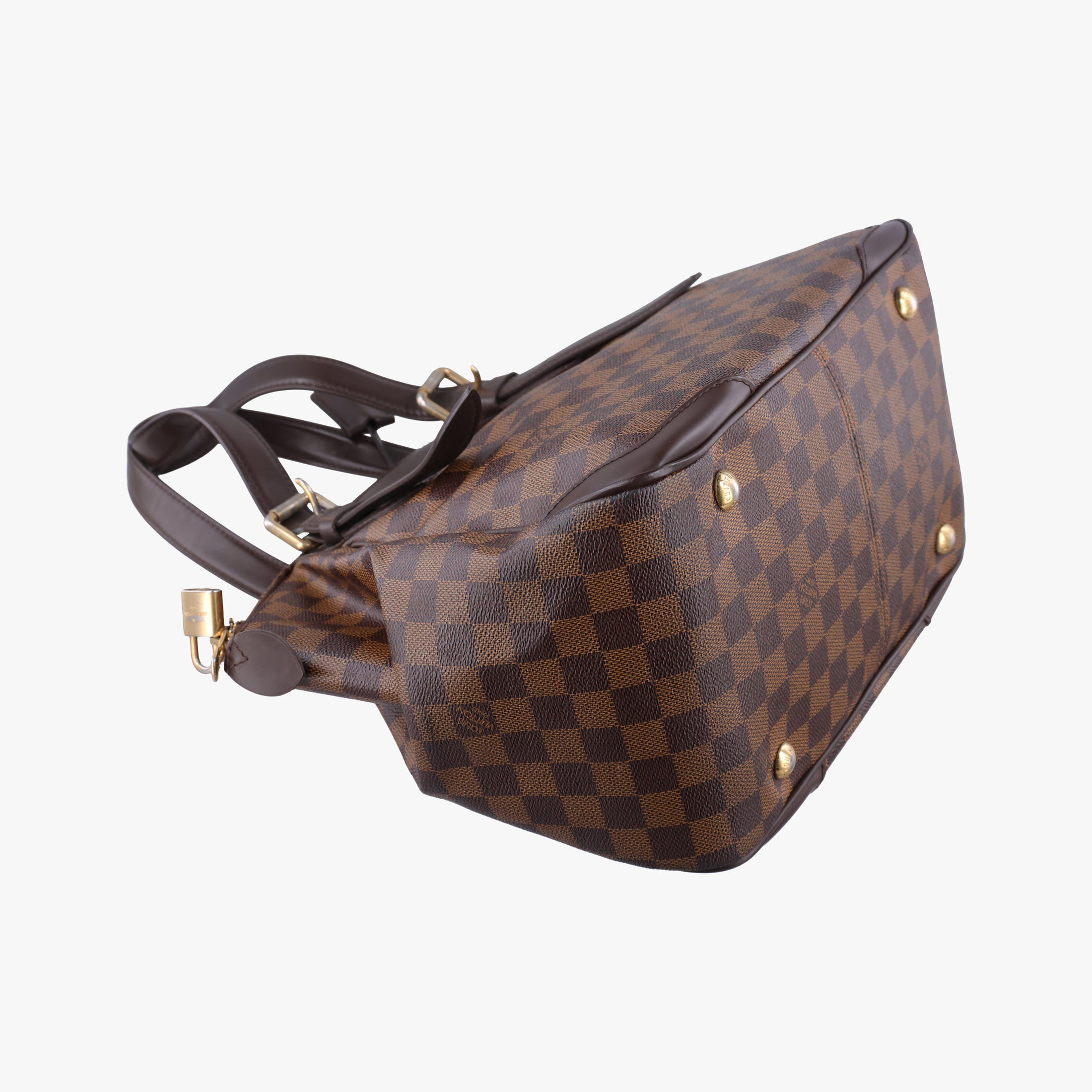 Secondhand Louis Vuitton VERONA MM EBENE Damier Canvas N41118 handbag | stylenewstar