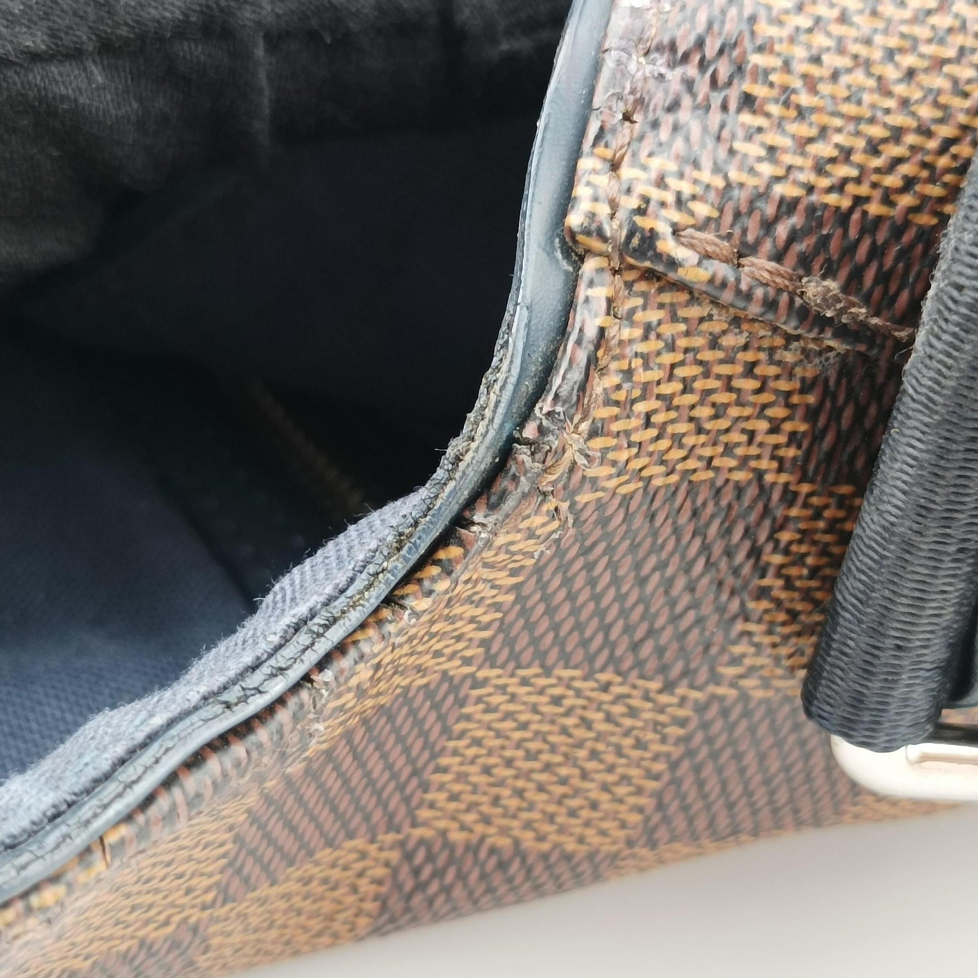 Pre-owned Louis Vuitton Sprinter MM EBENE Damier Canvas N41254 shoulderbag | stylenewstar