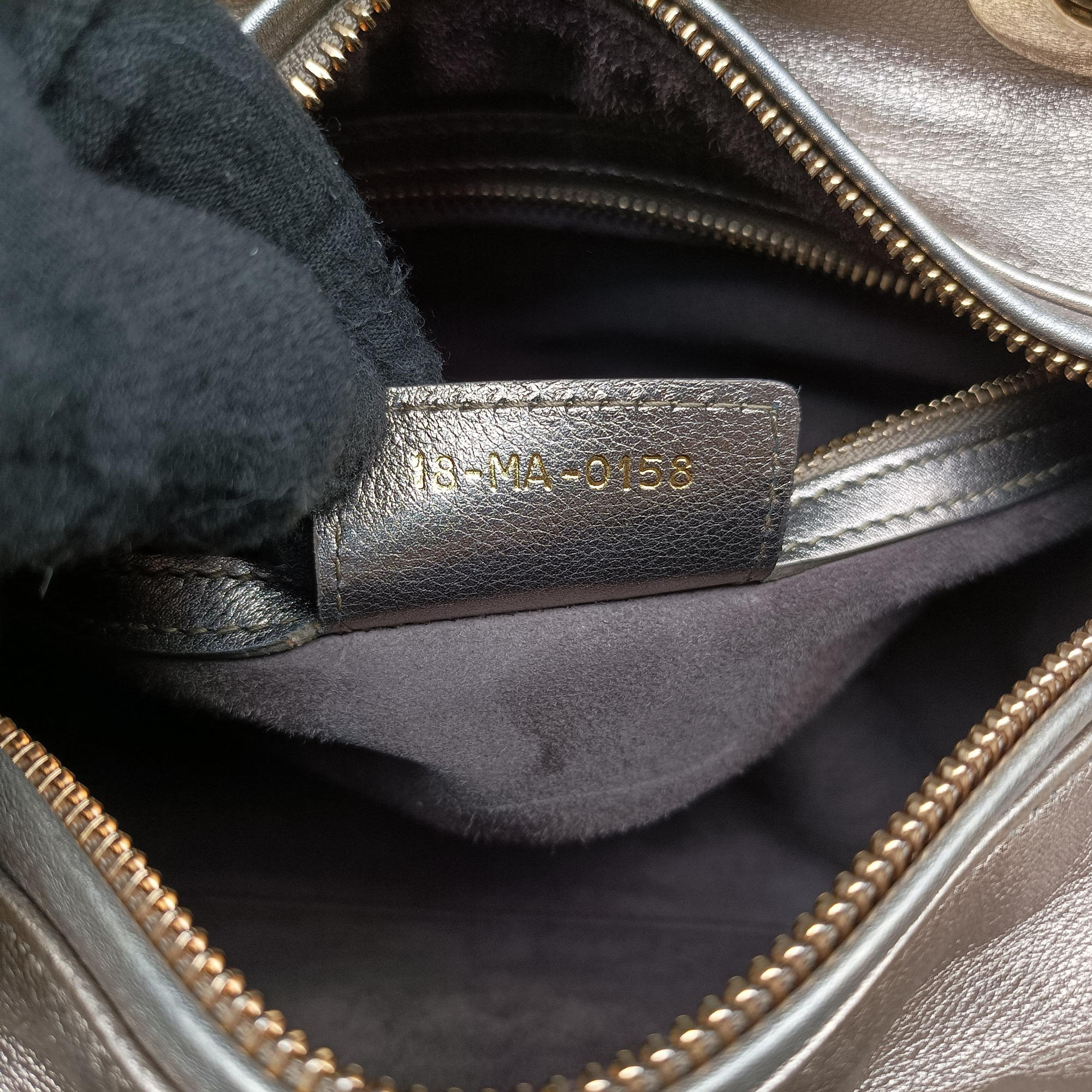 Secondhand Christian Dior Lady Dior Gold lambskin  shoulderbag | stylenewstar