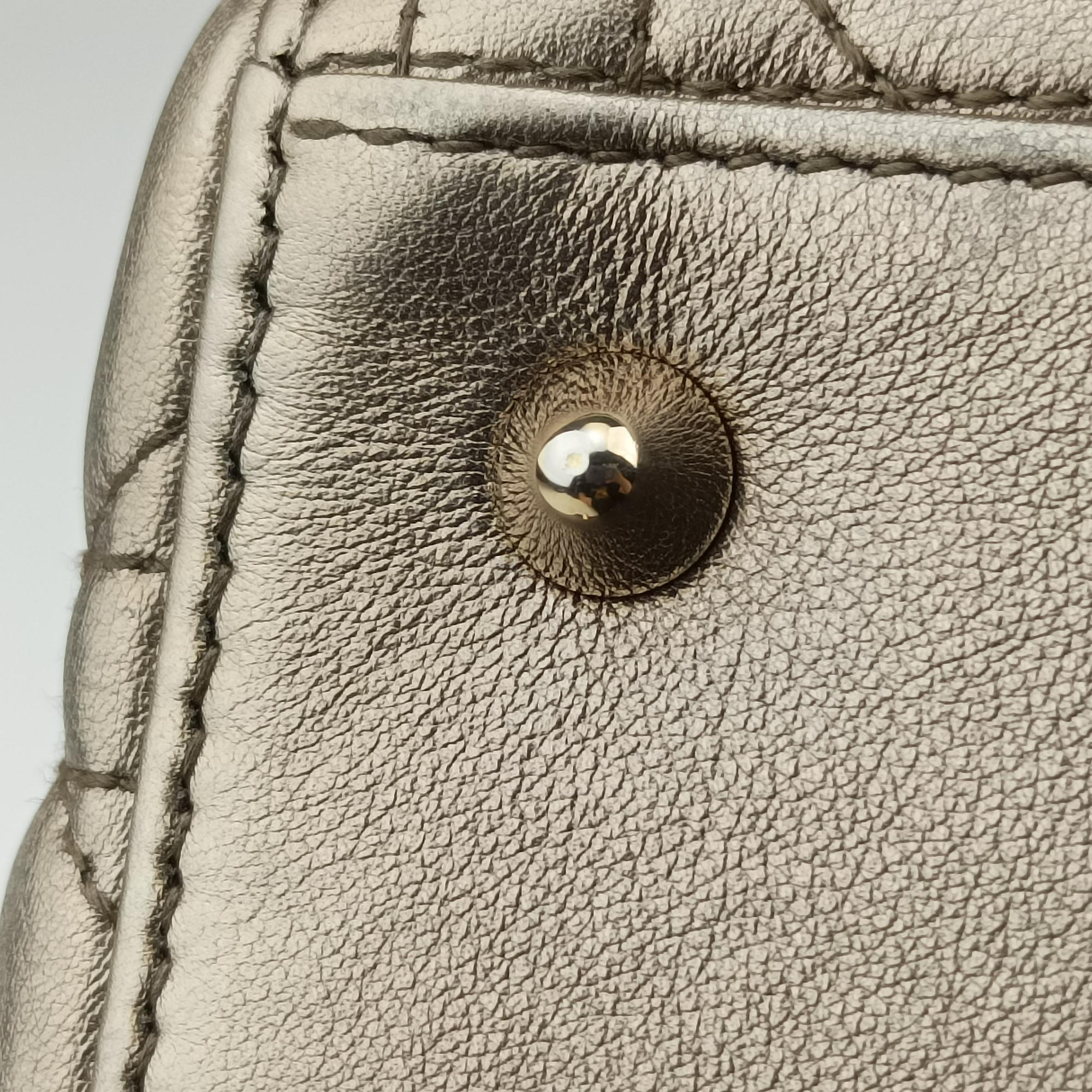 Secondhand Christian Dior Lady Dior Gold lambskin  shoulderbag | stylenewstar