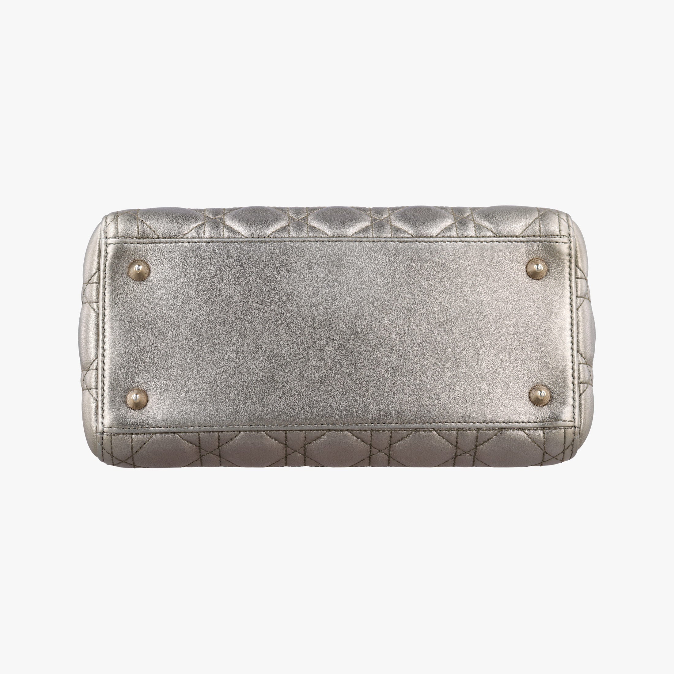 Secondhand Christian Dior Lady Dior Gold lambskin  shoulderbag | stylenewstar