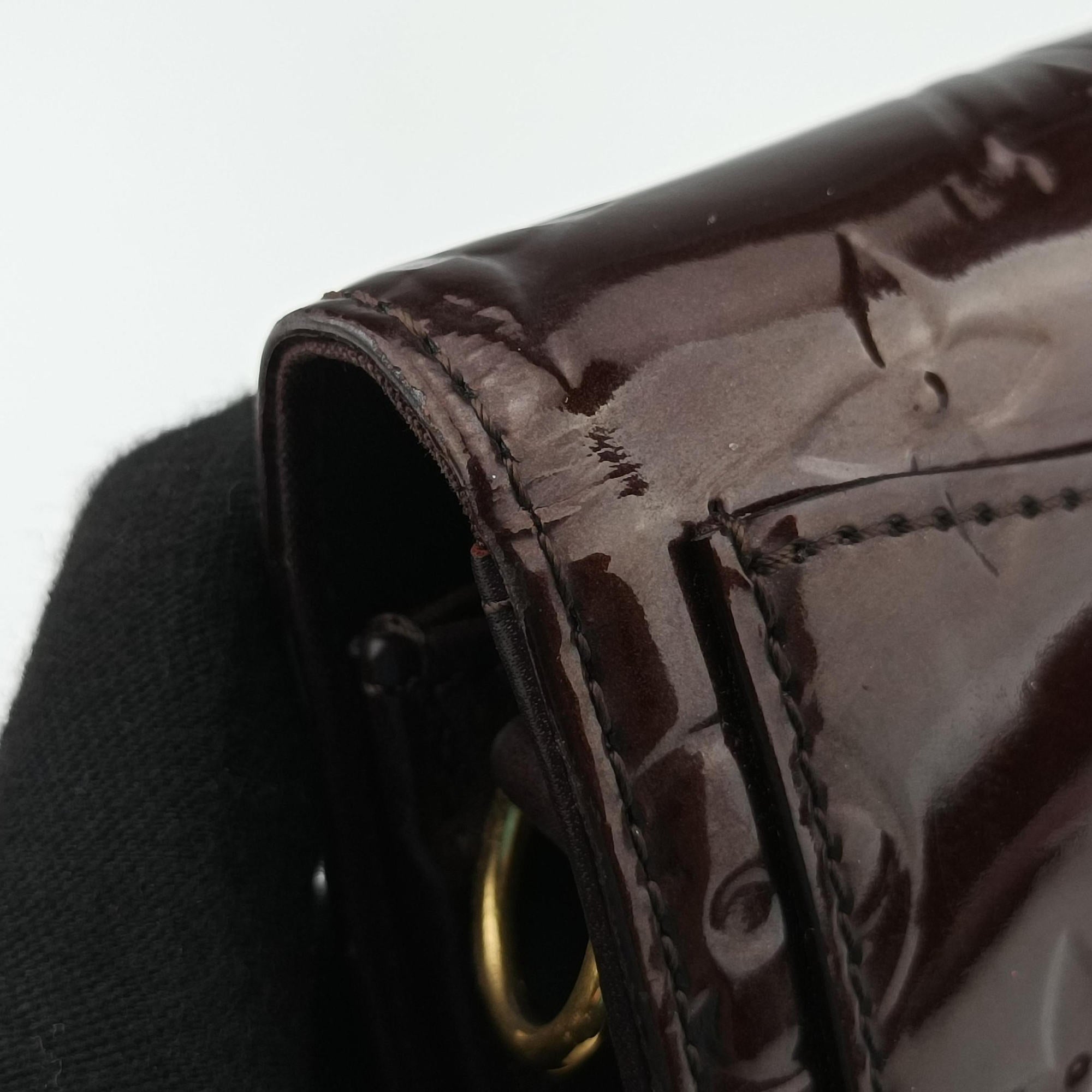 Pre-owned Louis Vuitton Rossmore PM Amarante Vernis M91546 shoulderbag | stylenewstar