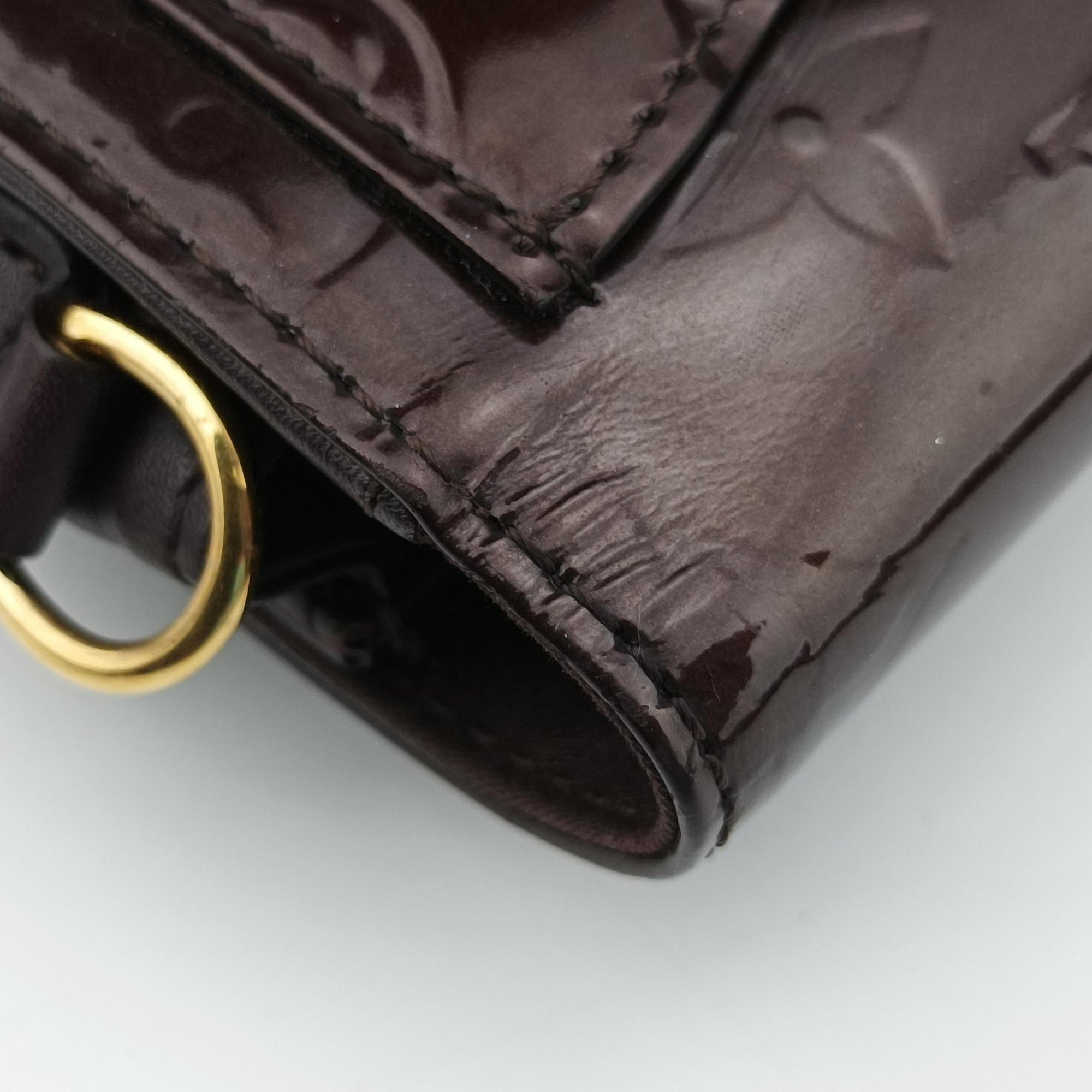 Pre-owned Louis Vuitton Rossmore PM Amarante Vernis M91546 shoulderbag | stylenewstar