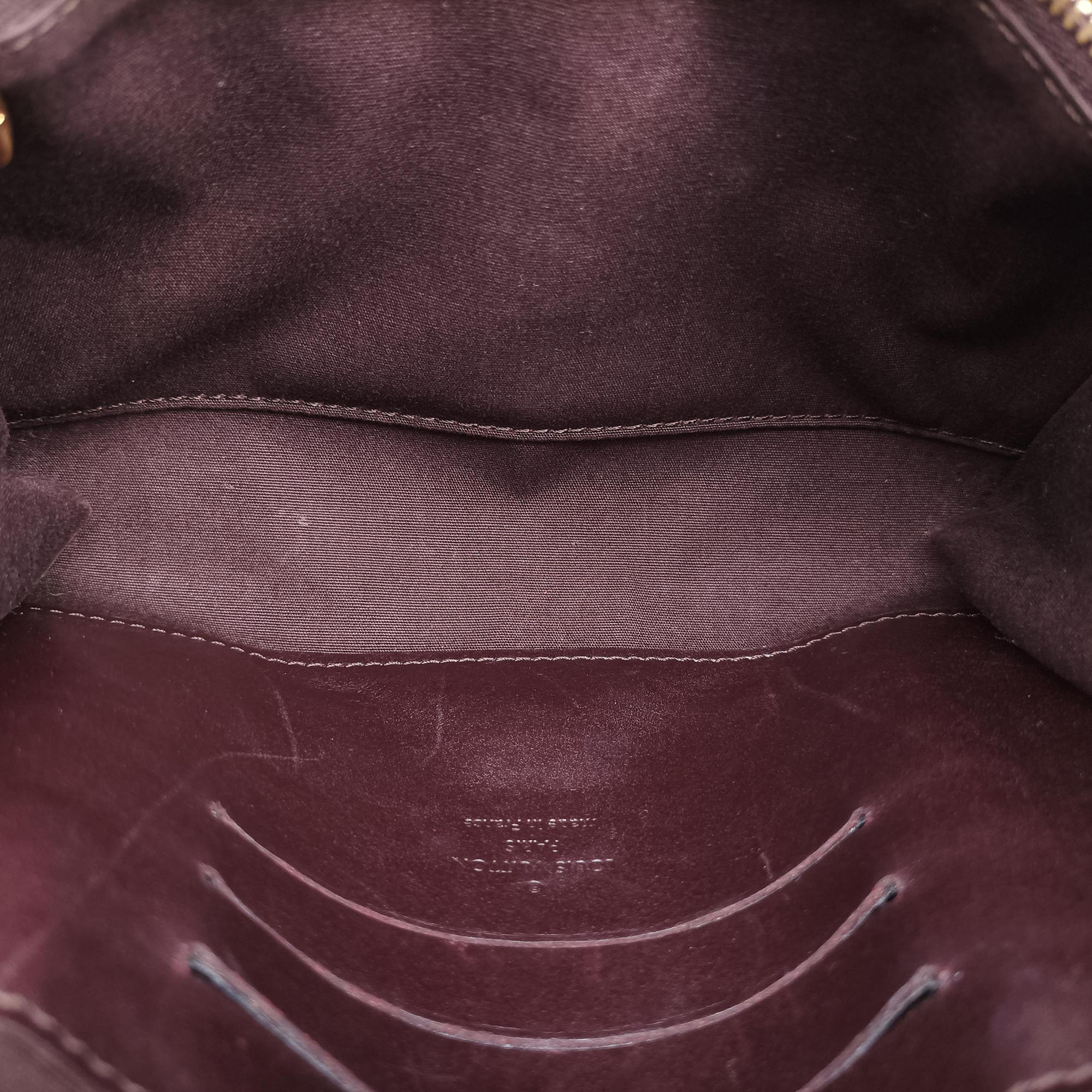 Pre-owned Louis Vuitton Rossmore PM Amarante Vernis M91546 shoulderbag | stylenewstar