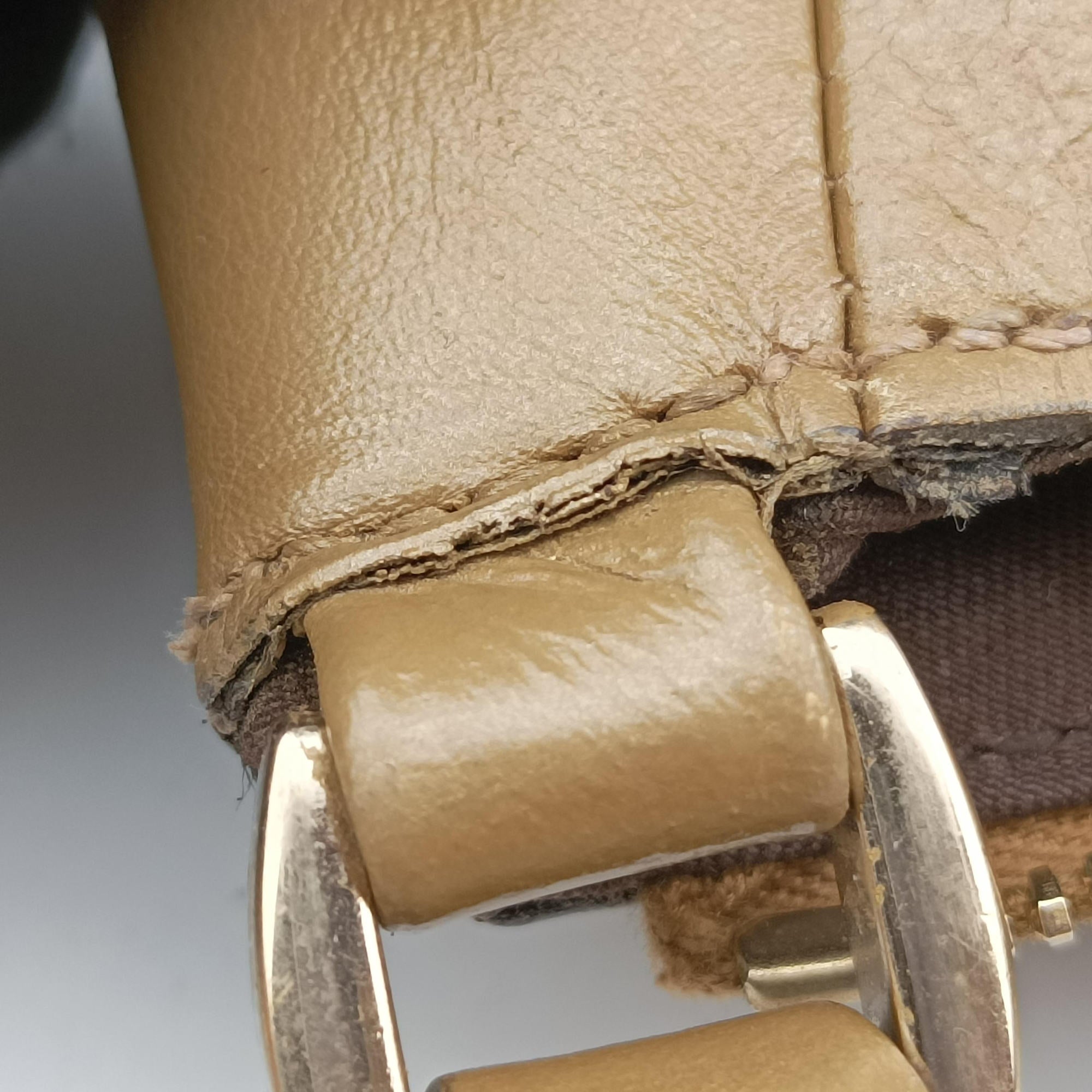 Pre-owned Gucci Abbey D-ring Hobo Brown PVC coated canvas×Leather 189833 handbag | stylenewstar