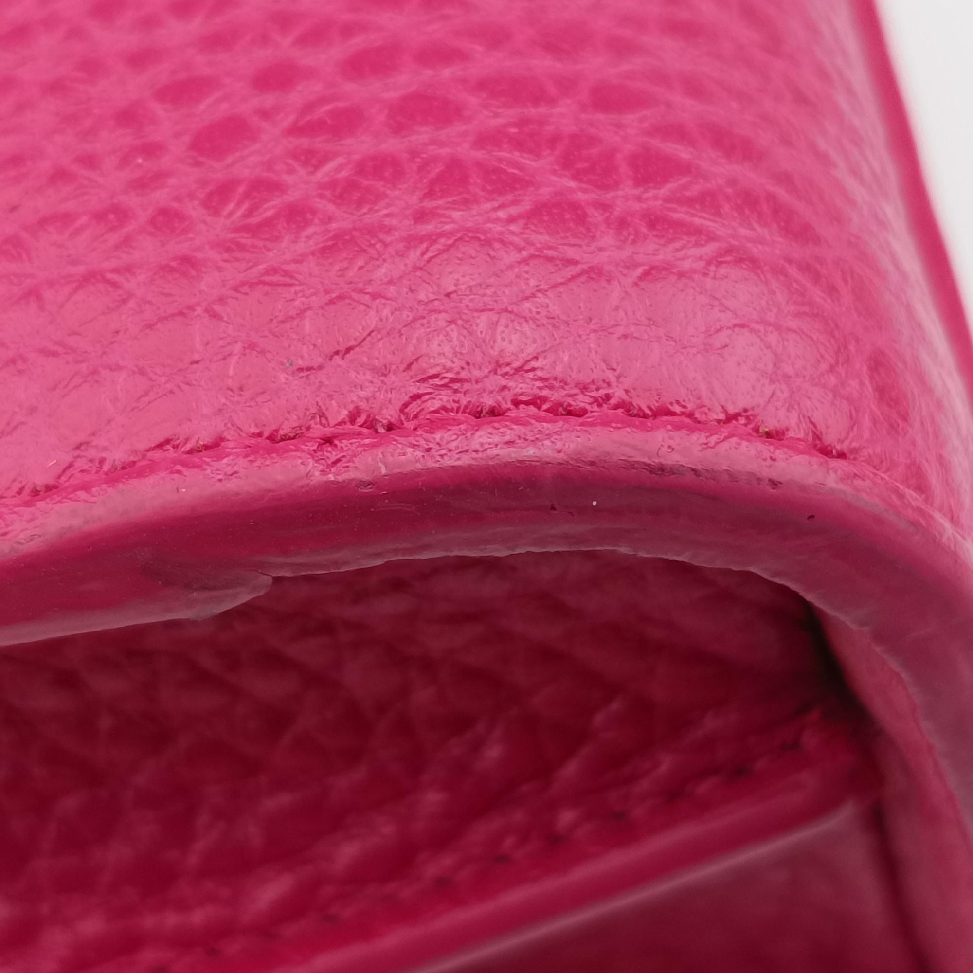 Pre-owned Yves Saint Laurent SAC DE JOUR Rose Leather 377183 shoulderbag | stylenewstar