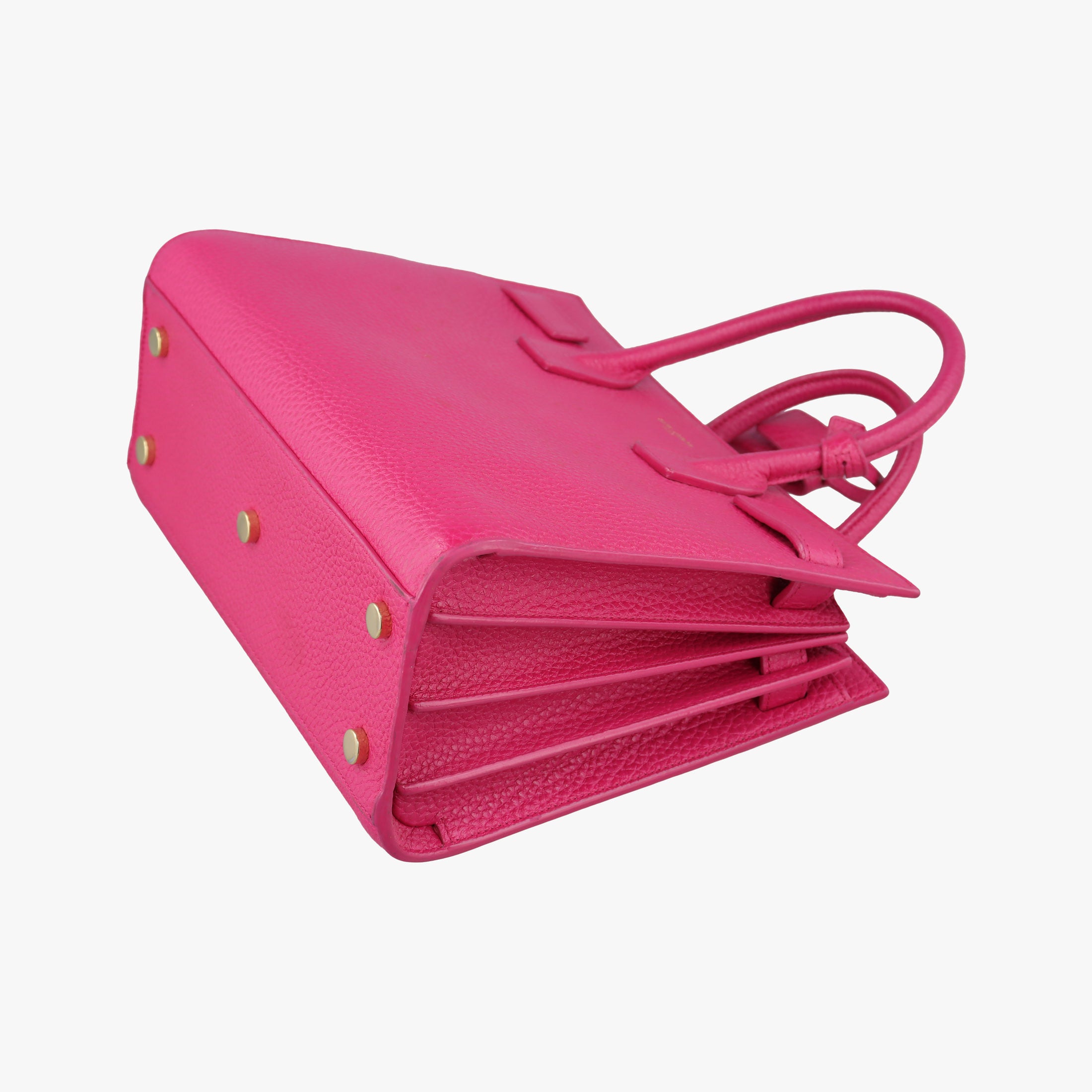 Pre-owned Yves Saint Laurent SAC DE JOUR Rose Leather 377183 shoulderbag | stylenewstar