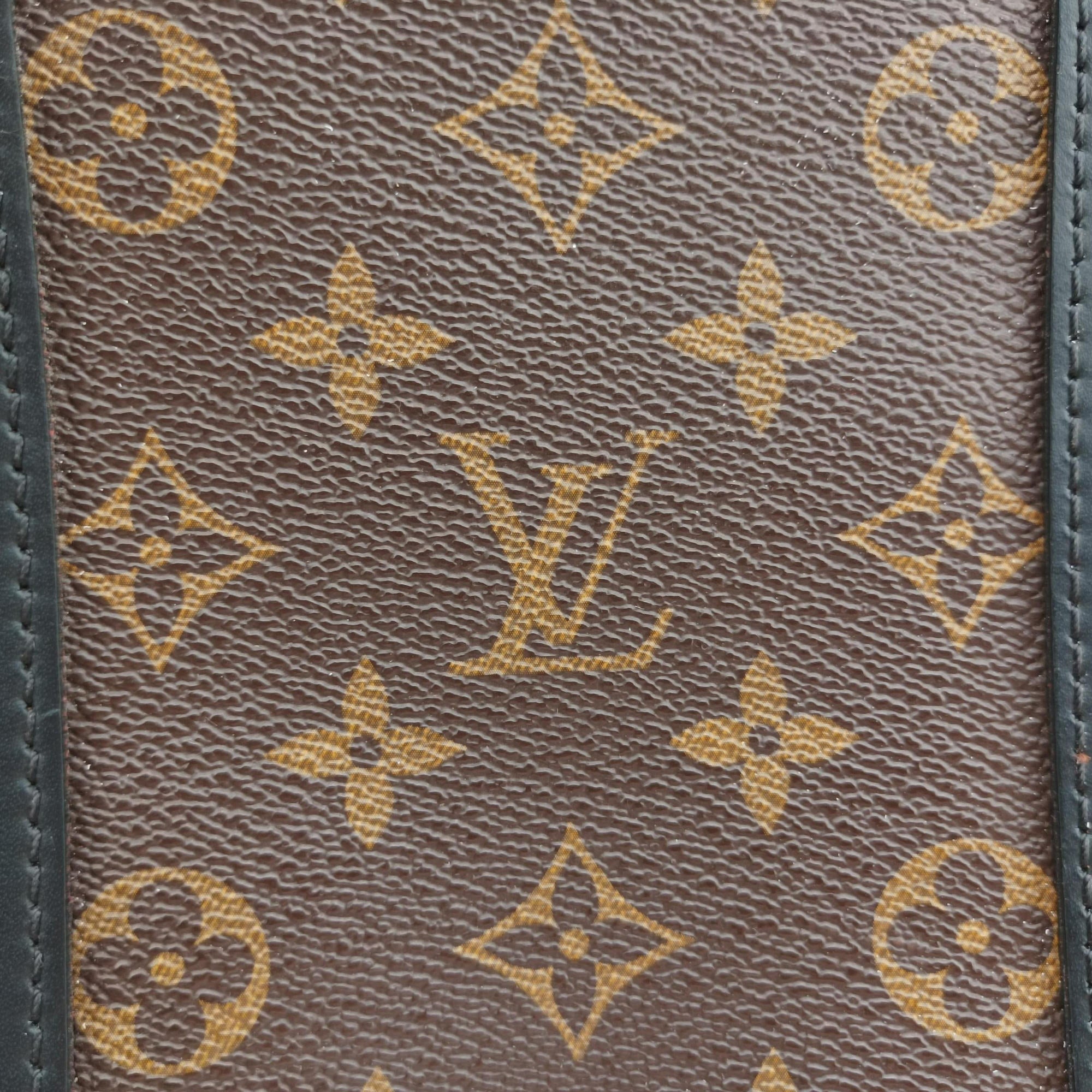 Pre-owned Louis Vuitton Porte Documents Voyage brown Monogram Canvas M40225 handbag | stylenewstar
