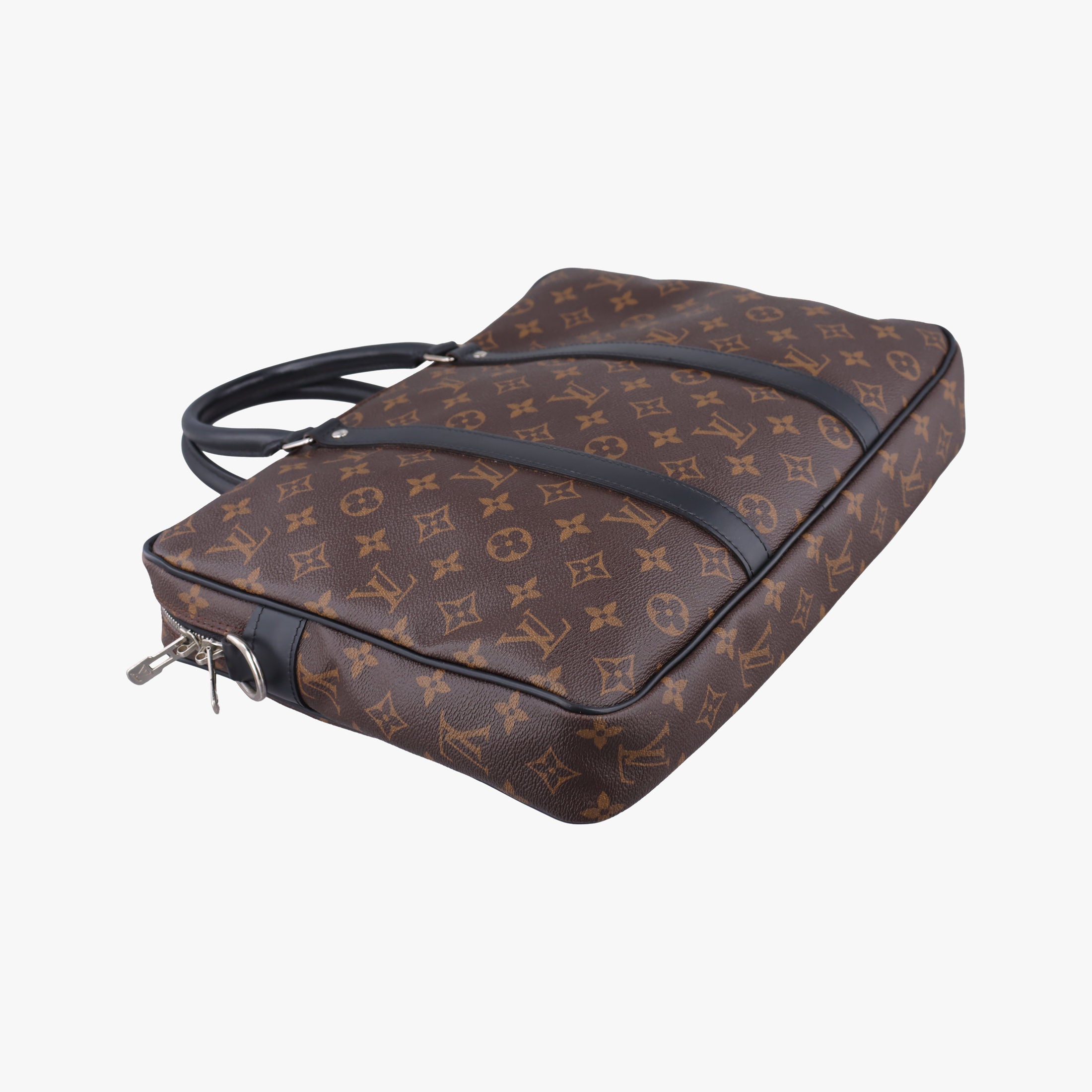 Pre-owned Louis Vuitton Porte Documents Voyage brown Monogram Canvas M40225 handbag | stylenewstar