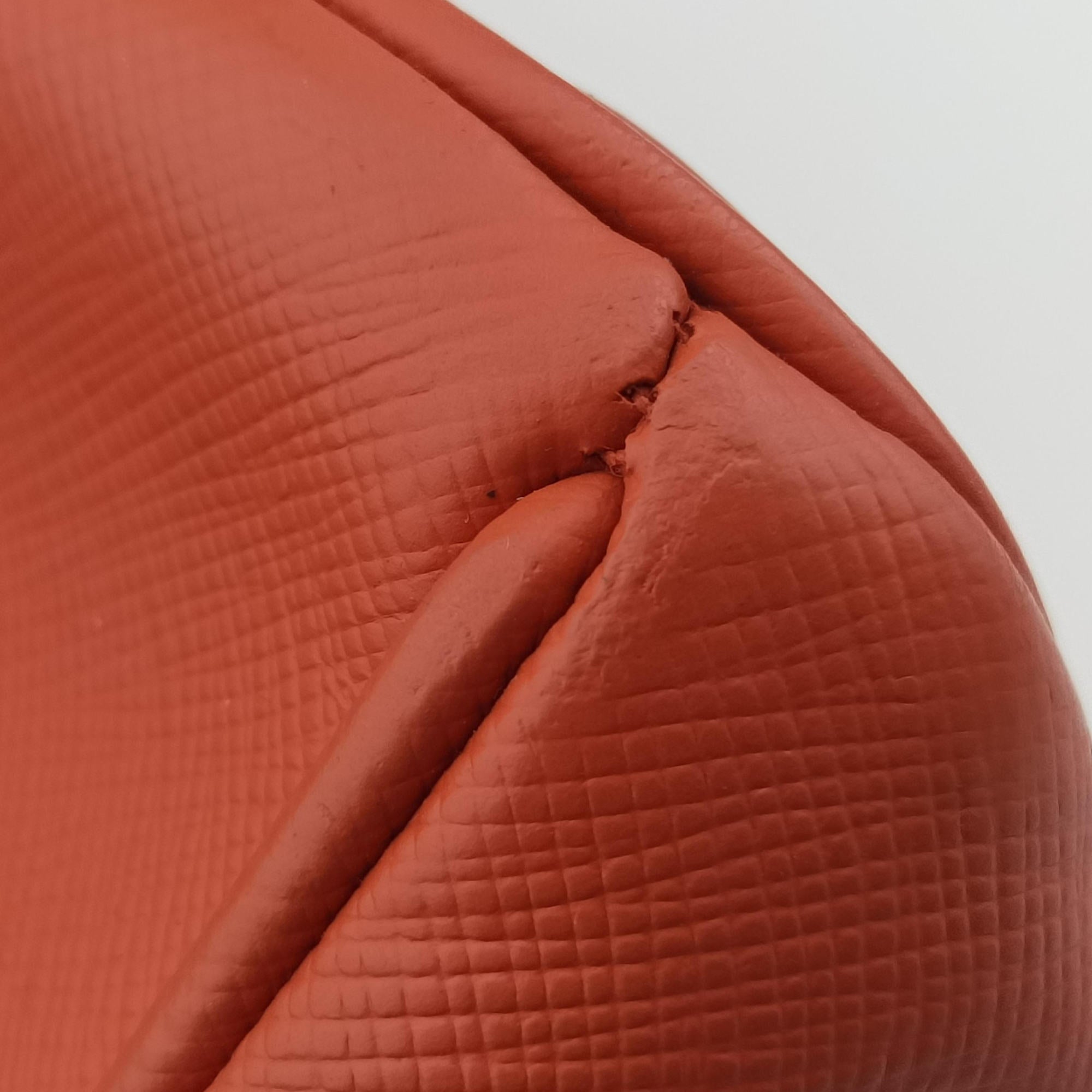 Pre-owned Prada Galleria Orange SAFFIANO Leather BN1844 shoulderbag | stylenewstar