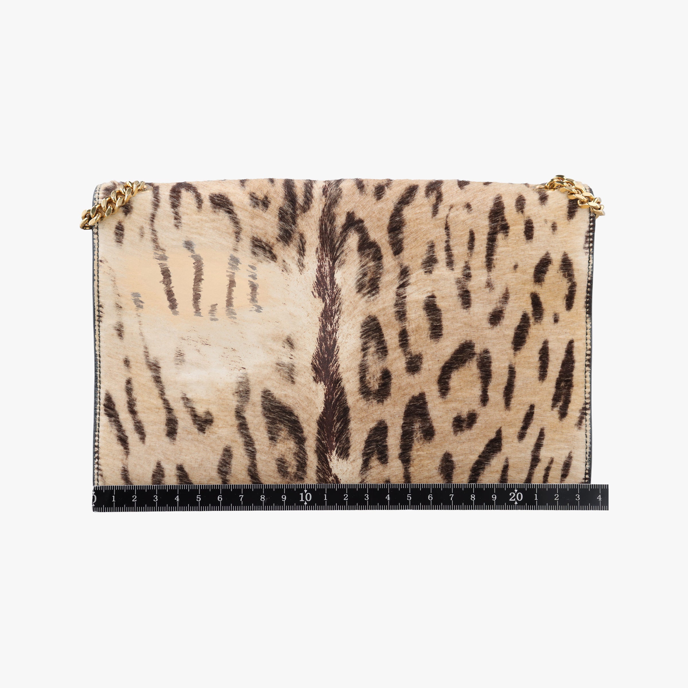 Pre-owned Yves Saint Laurent KATE Brown×Multicolour ponyhair 354119 shoulderbag | stylenewstar