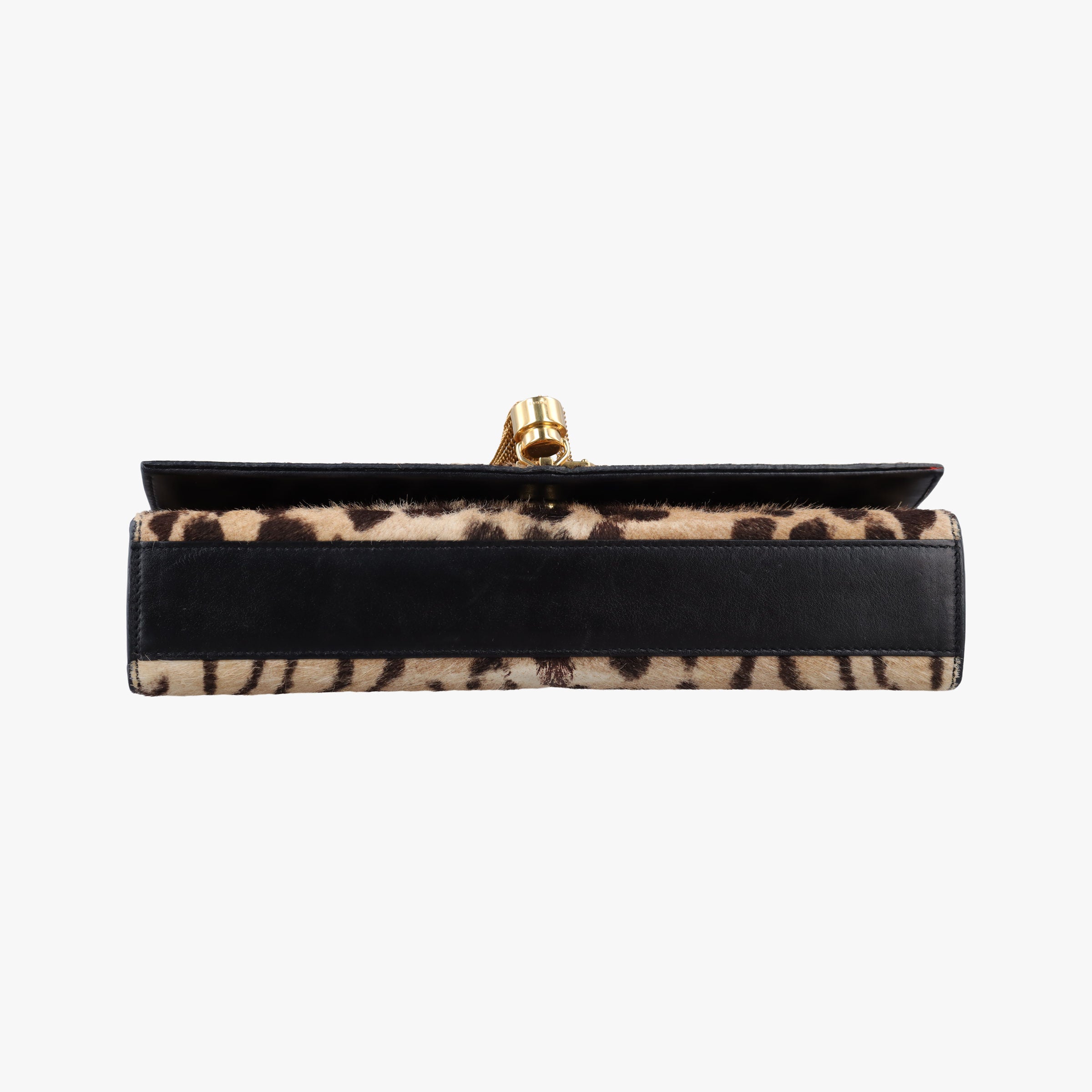 Pre-owned Yves Saint Laurent KATE Brown×Multicolour ponyhair 354119 shoulderbag | stylenewstar
