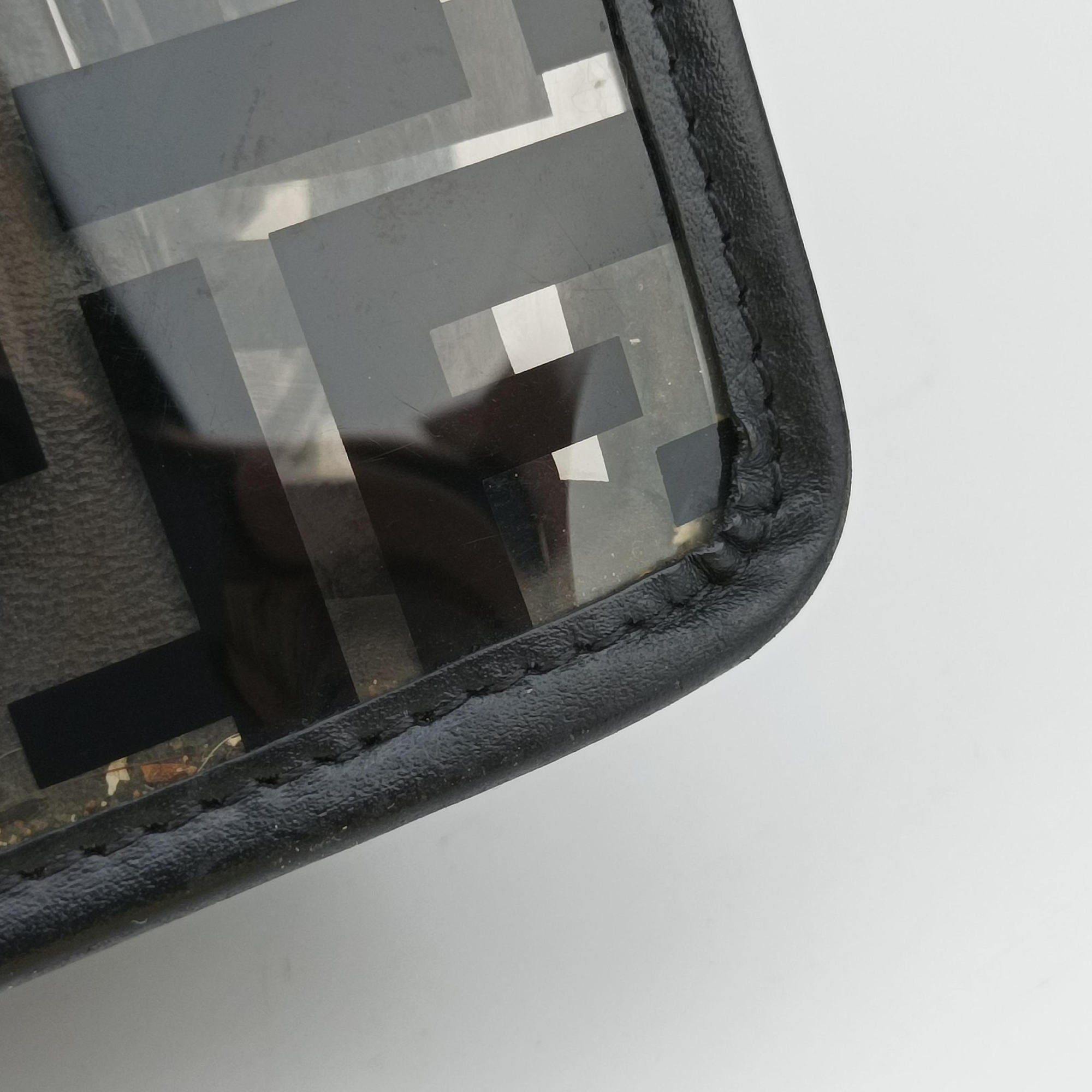 Secondhand Fendi Kan I F Black PVC coated canvas 8BT284 shoulderbag | stylenewstar