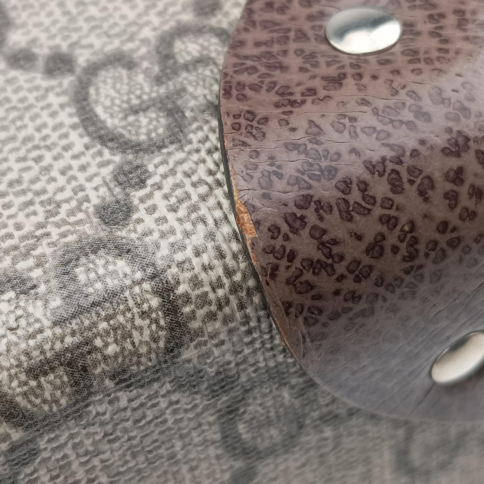 Pre-owned Gucci GG supreme Globe-Trotter Brown PVC coated canvas×Leather 533623 shoulderbag | stylenewstar