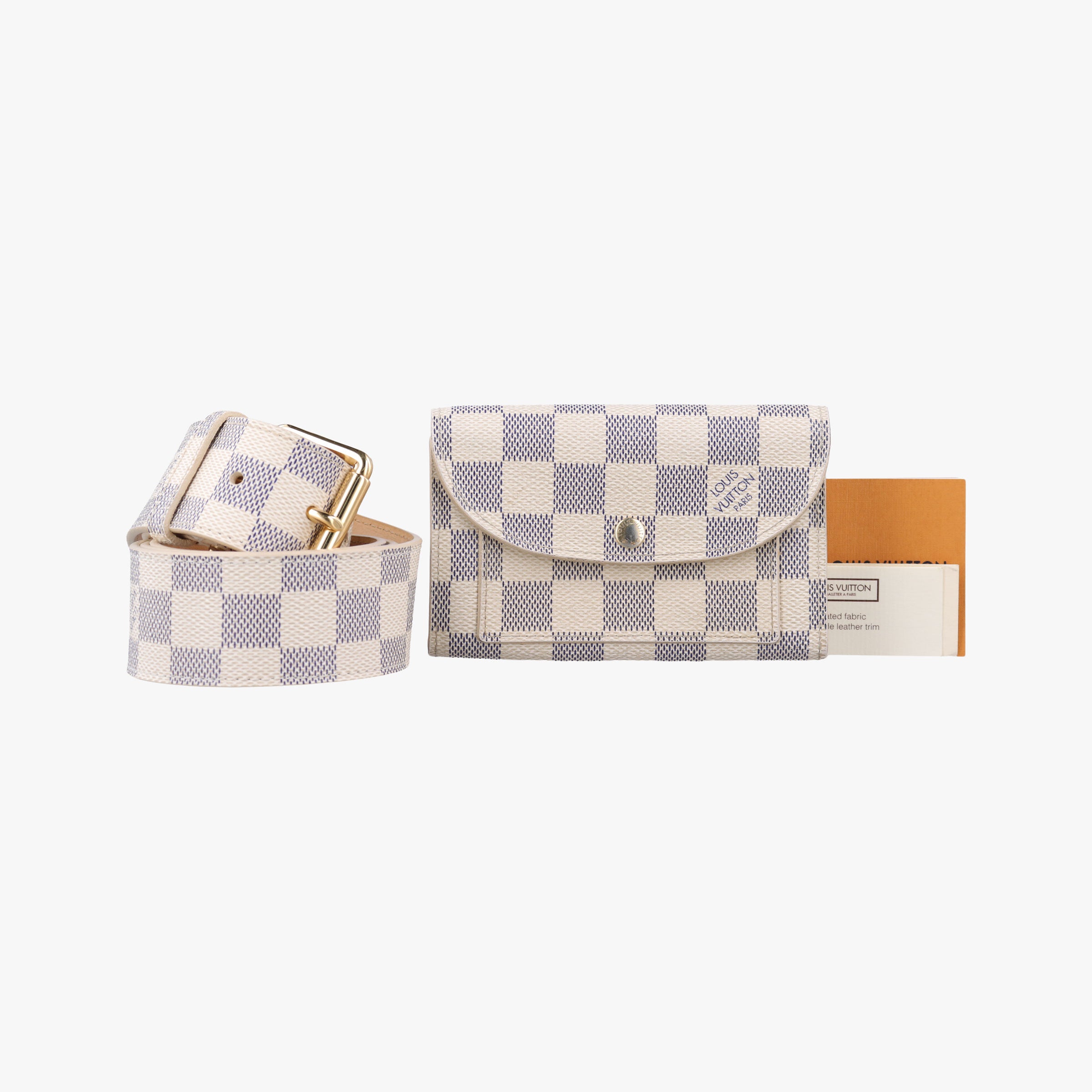 Pre-owned Louis Vuitton Belt Pochette Solo AZUR Damier Canvas M9835T bum bag/waist bag | stylenewstar