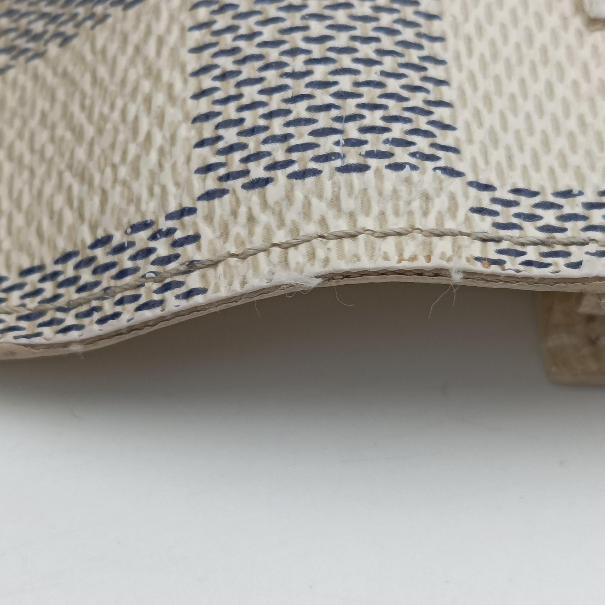 Pre-owned Louis Vuitton Belt Pochette Solo AZUR Damier Canvas M9835T bum bag/waist bag | stylenewstar