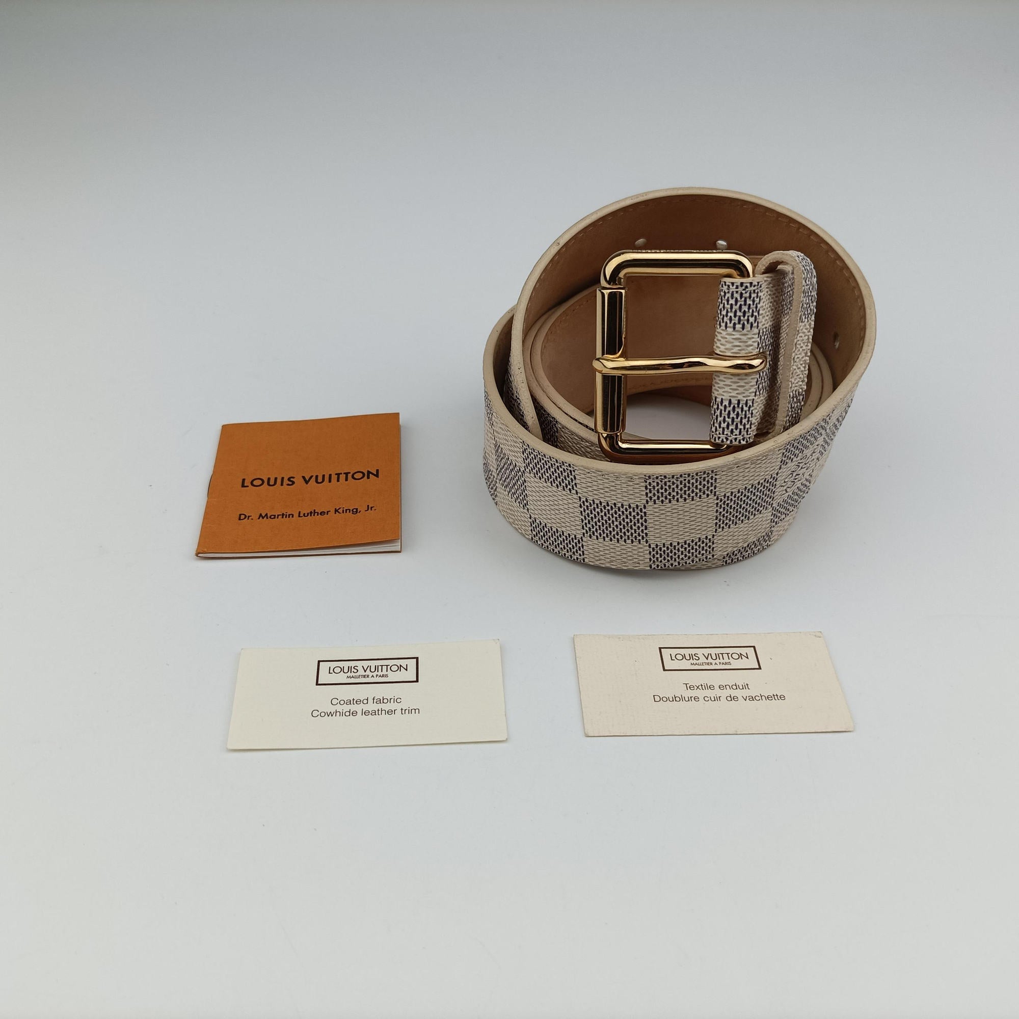 Pre-owned Louis Vuitton Belt Pochette Solo AZUR Damier Canvas M9835T bum bag/waist bag | stylenewstar