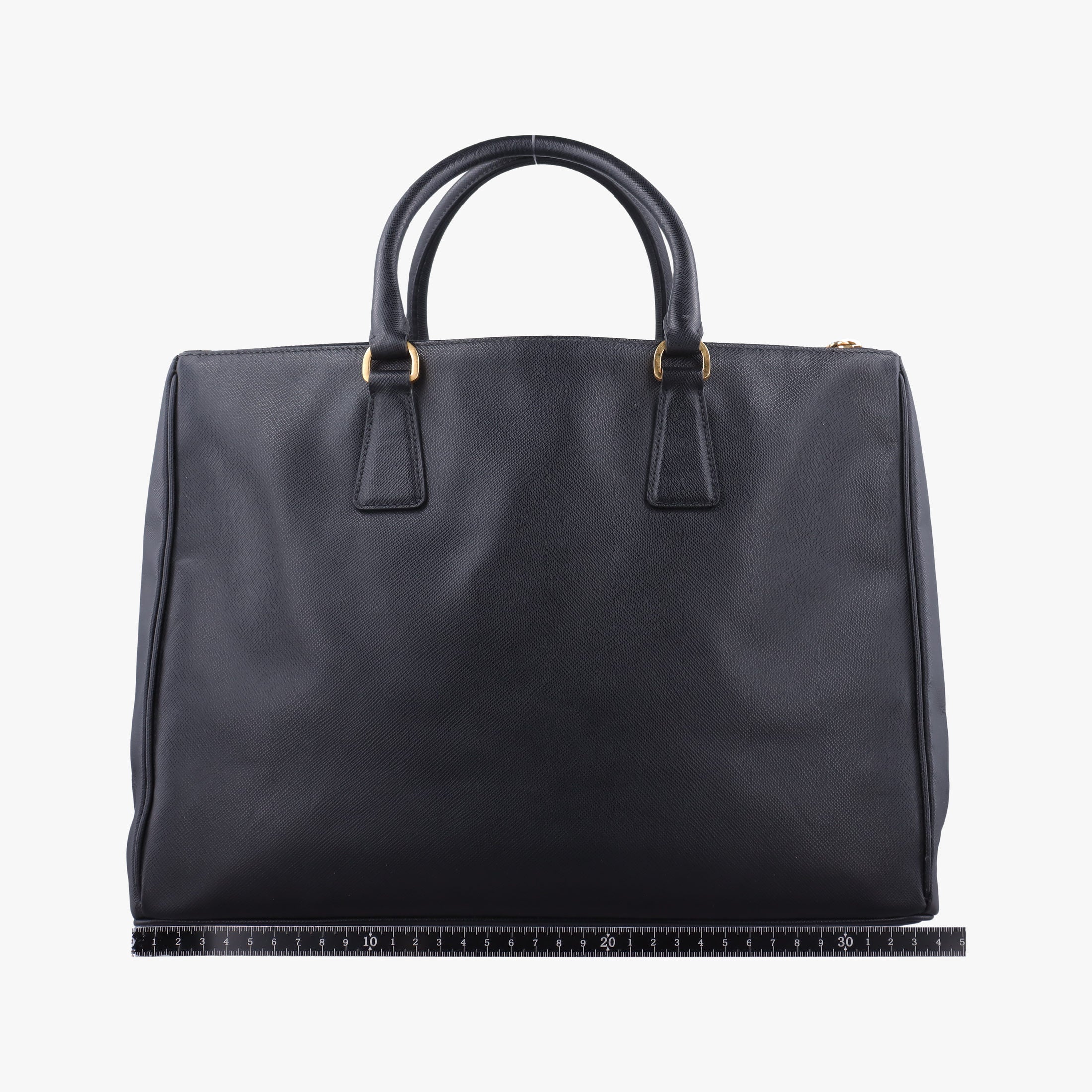 Pre-owned Prada Galleria Black SAFFIANO Leather 1BA274 handbag | stylenewstar