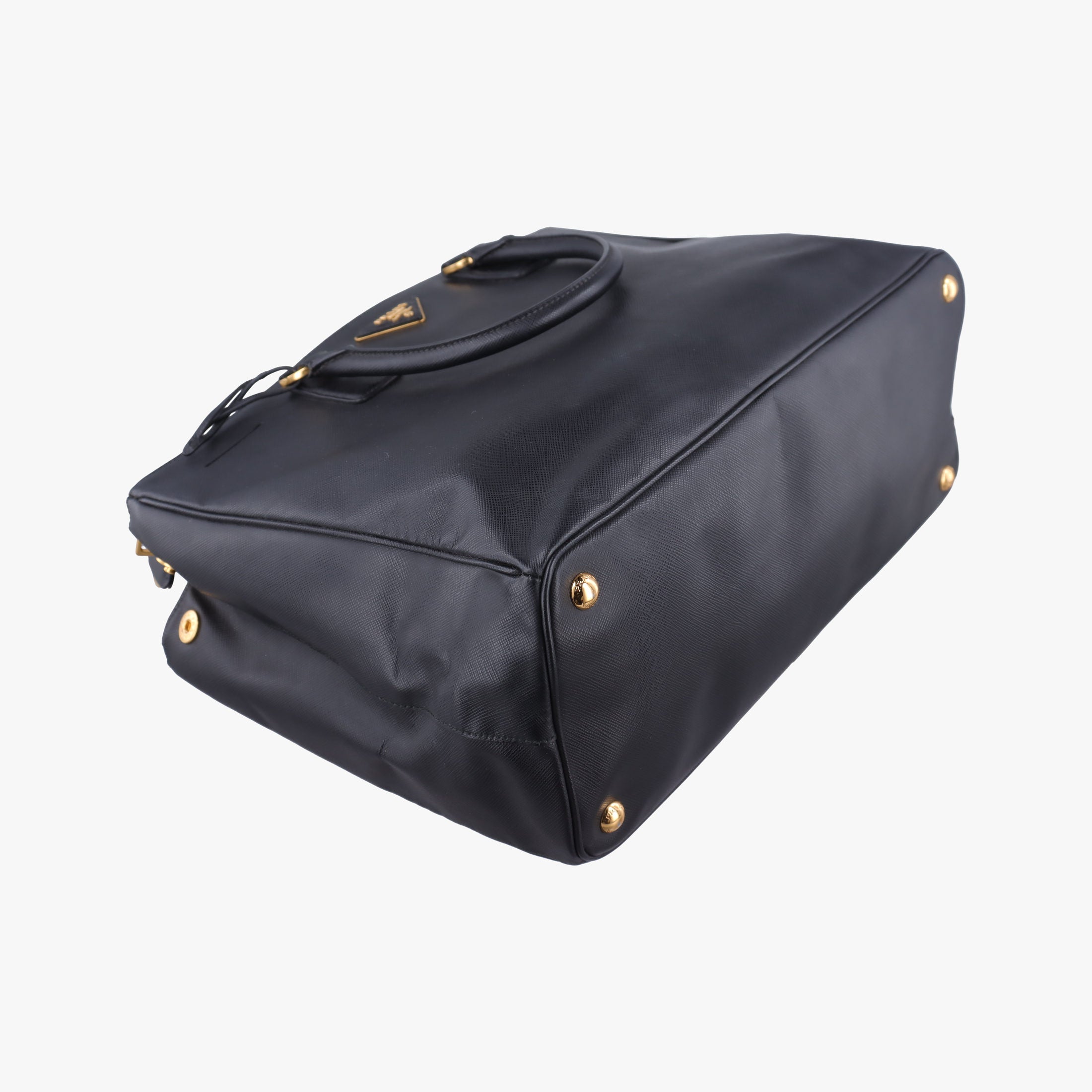 Pre-owned Prada Galleria Black SAFFIANO Leather 1BA274 handbag | stylenewstar