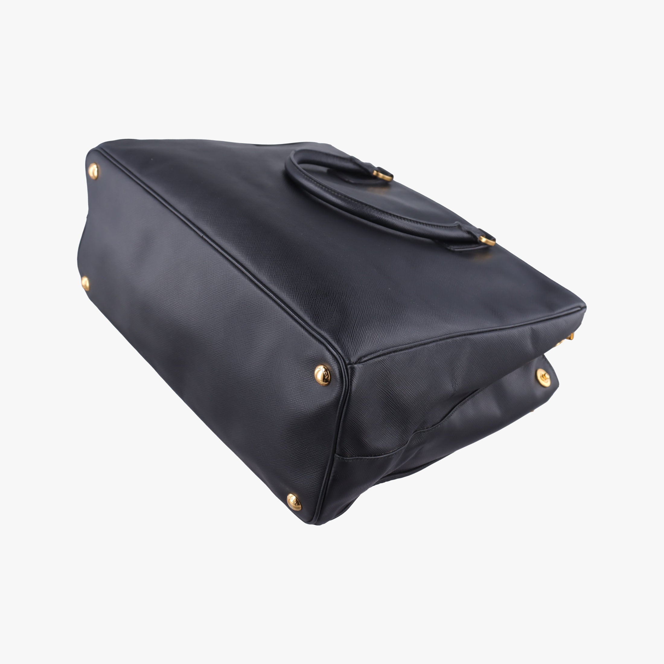 Pre-owned Prada Galleria Black SAFFIANO Leather 1BA274 handbag | stylenewstar