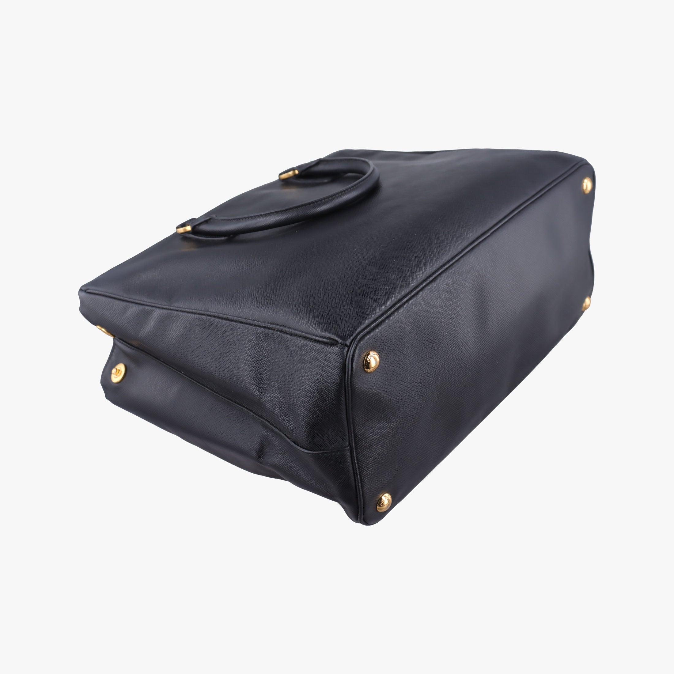 Pre-owned Prada Galleria Black SAFFIANO Leather 1BA274 handbag | stylenewstar