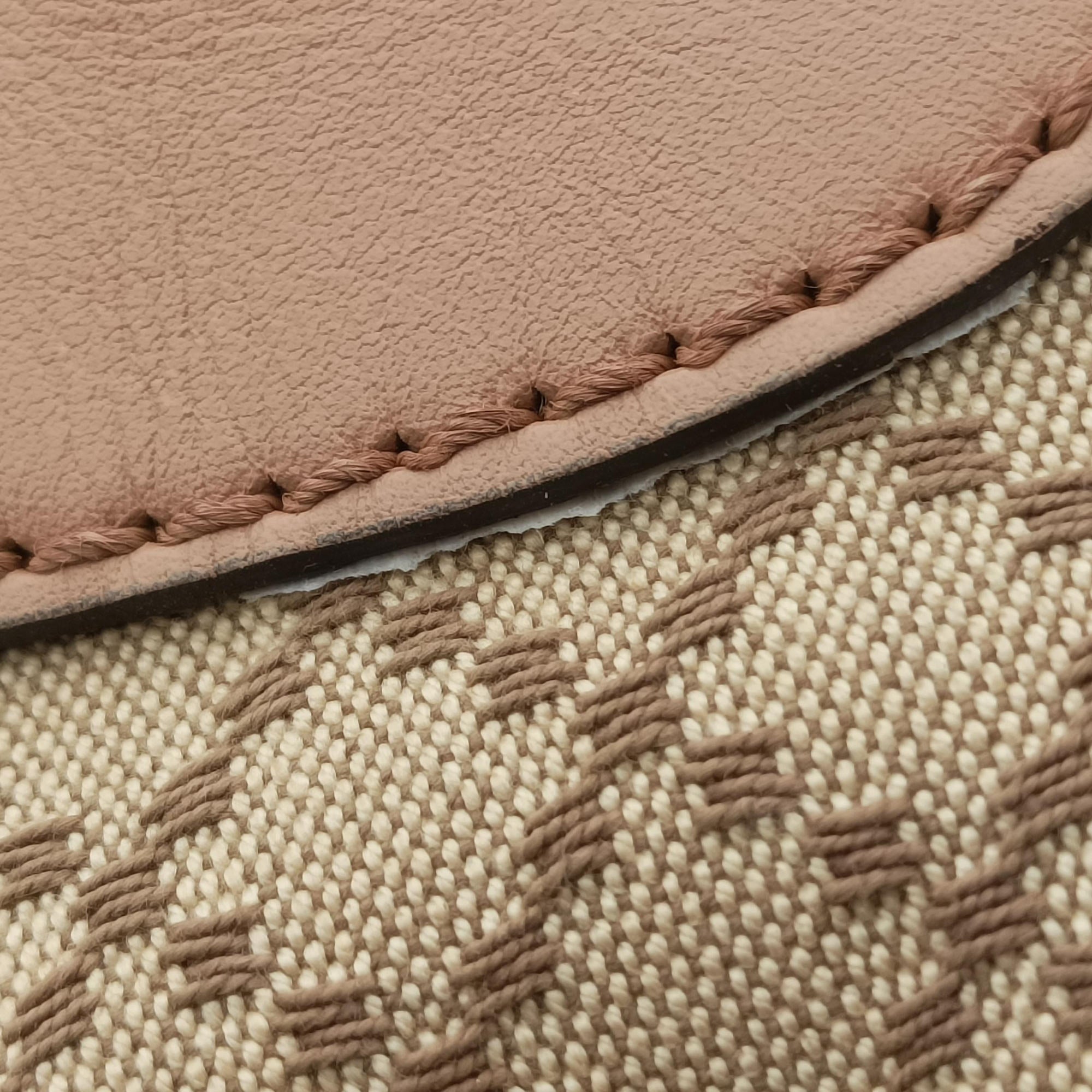 Pre-owned Gucci Sukey Beige Canvas×Leather 247902 shoulderbag | stylenewstar