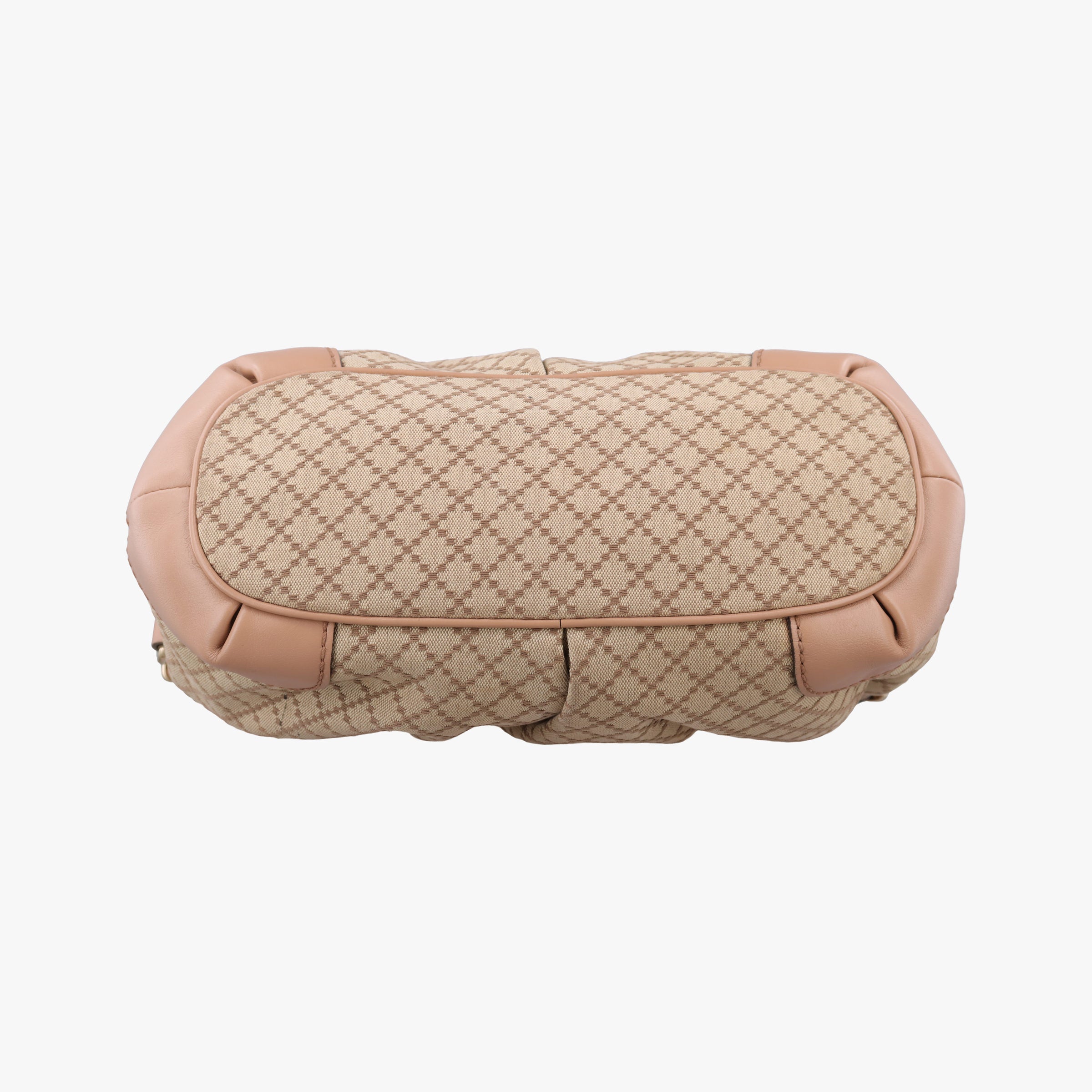 Pre-owned Gucci Sukey Beige Canvas×Leather 247902 shoulderbag | stylenewstar