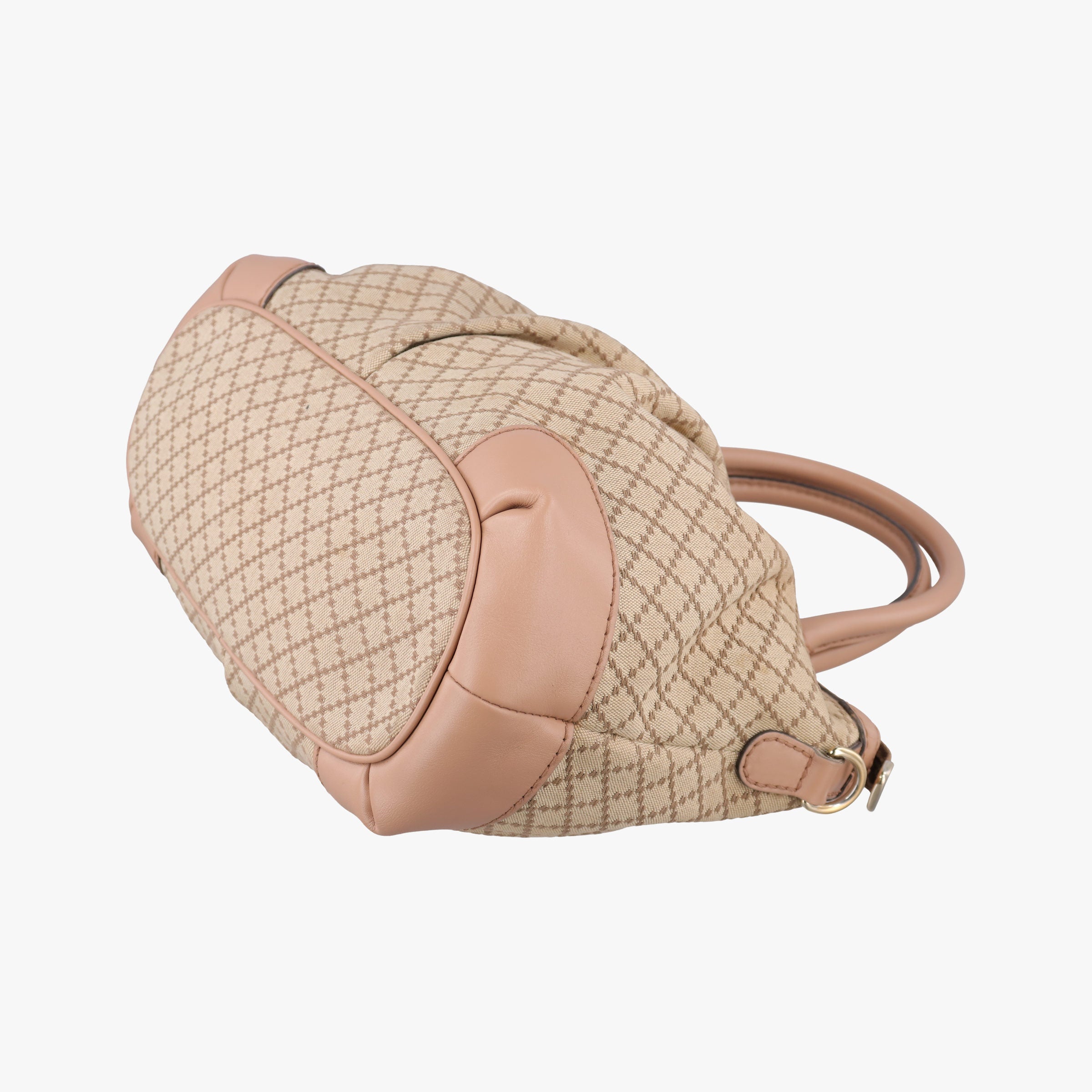 Pre-owned Gucci Sukey Beige Canvas×Leather 247902 shoulderbag | stylenewstar